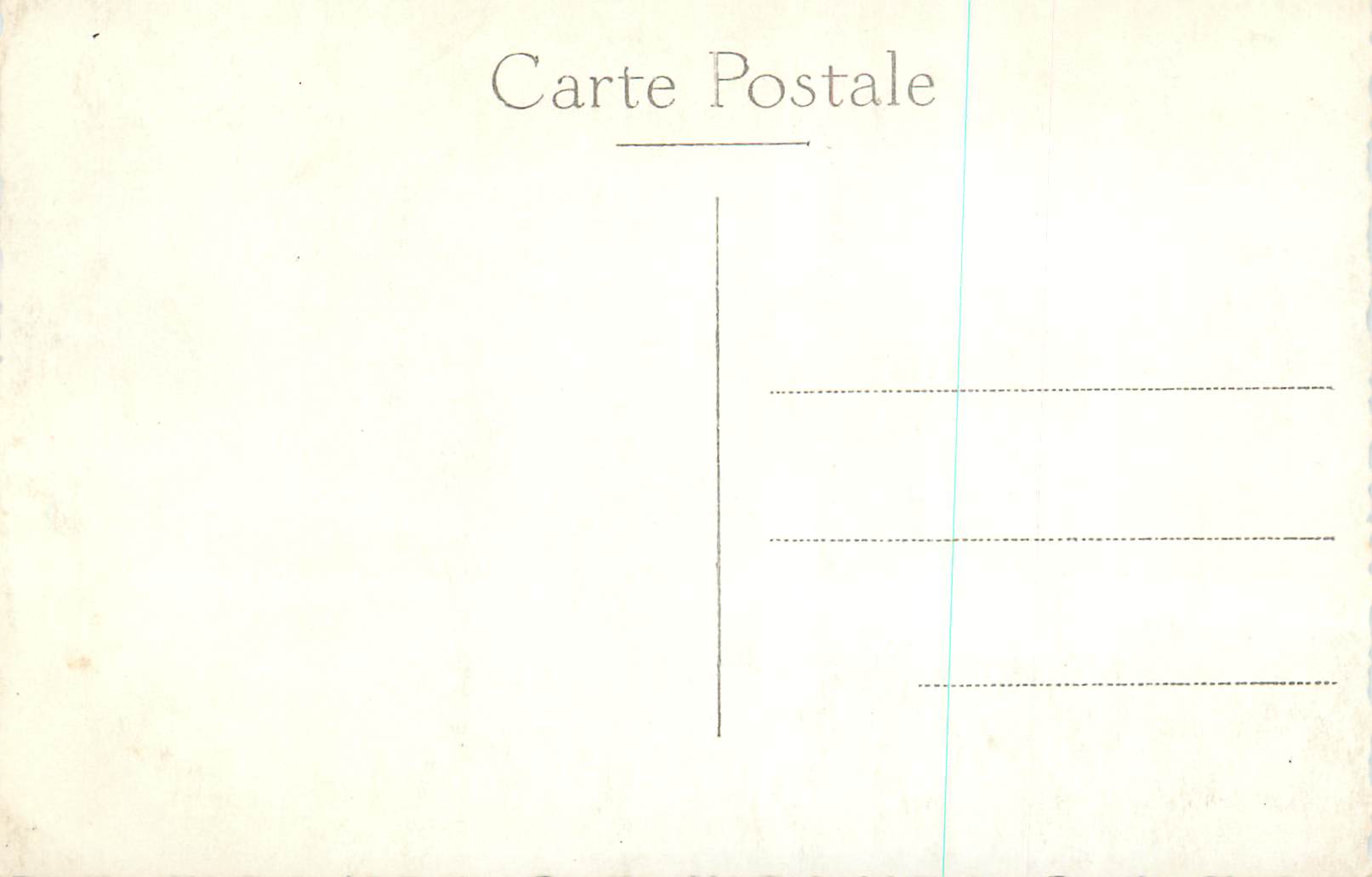 Portrait d'un militaire — éditeur inconnu, n° de série non visible — Rückseite