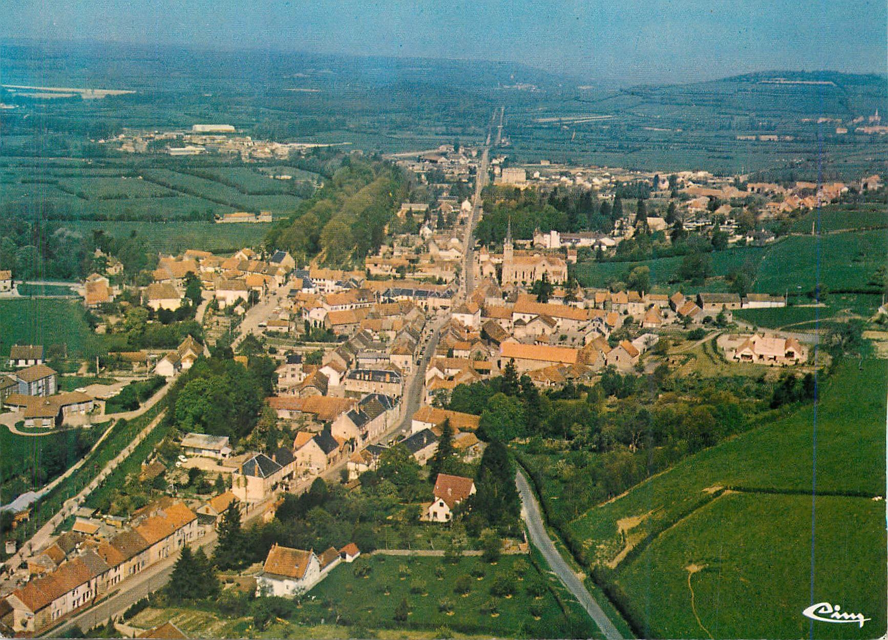 CPM Pouilly en Auxois (Cote d'Or)Vue aerienne