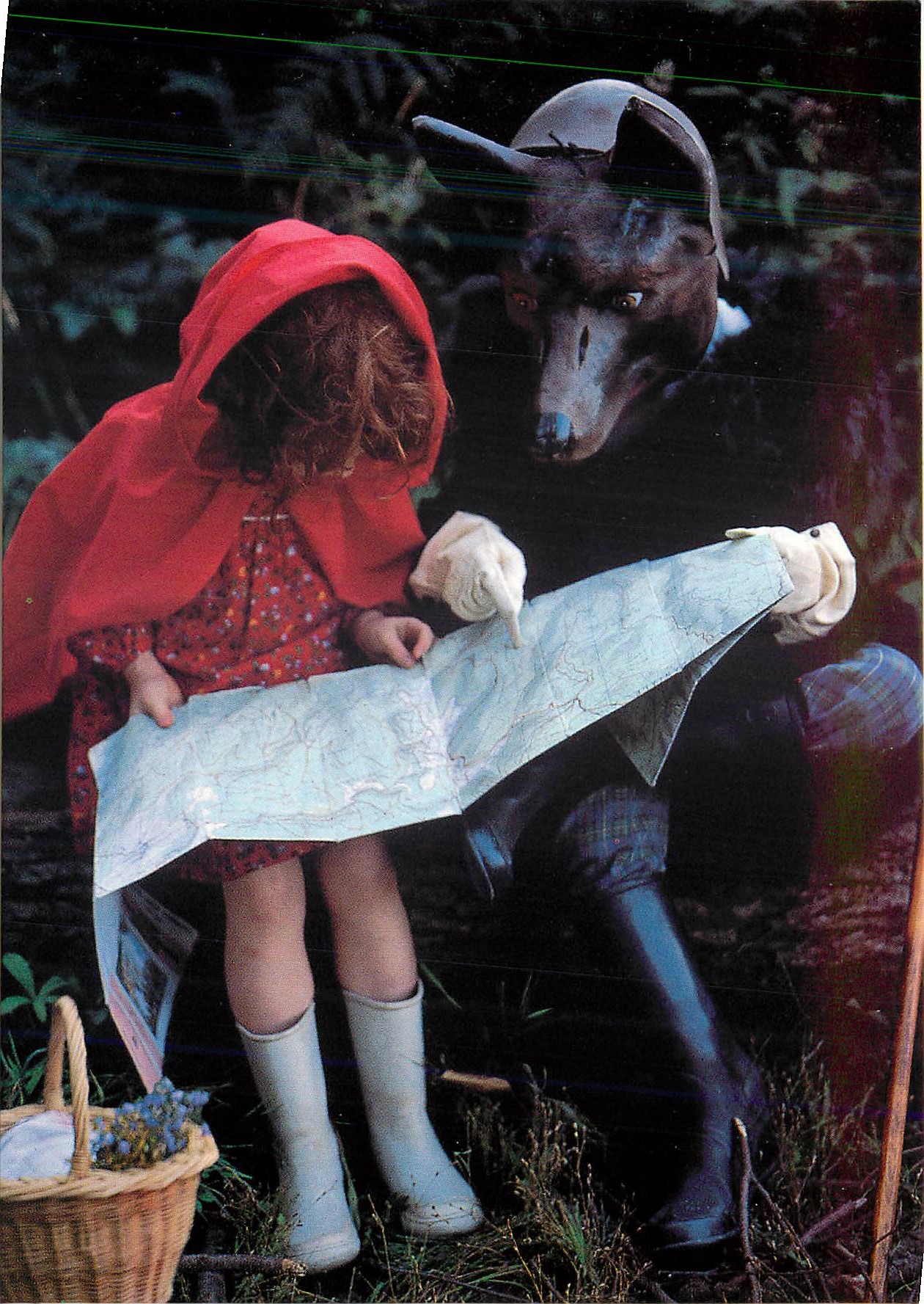 CPM Le Petit Chaperon Rouge  Loup Michel Jacquelin