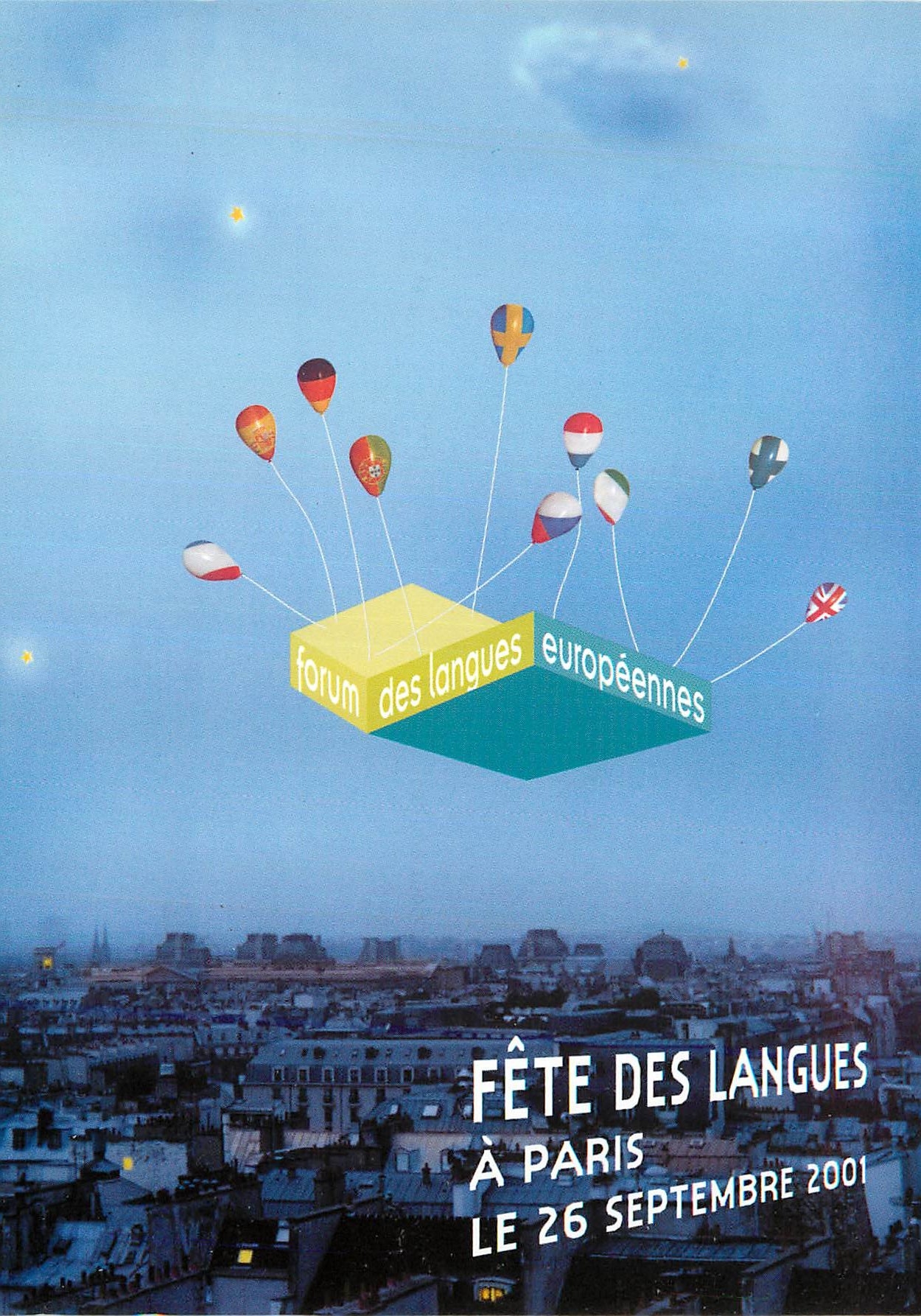 CPM Fete des Langues a Paris Paris Forum des Langues europeennes