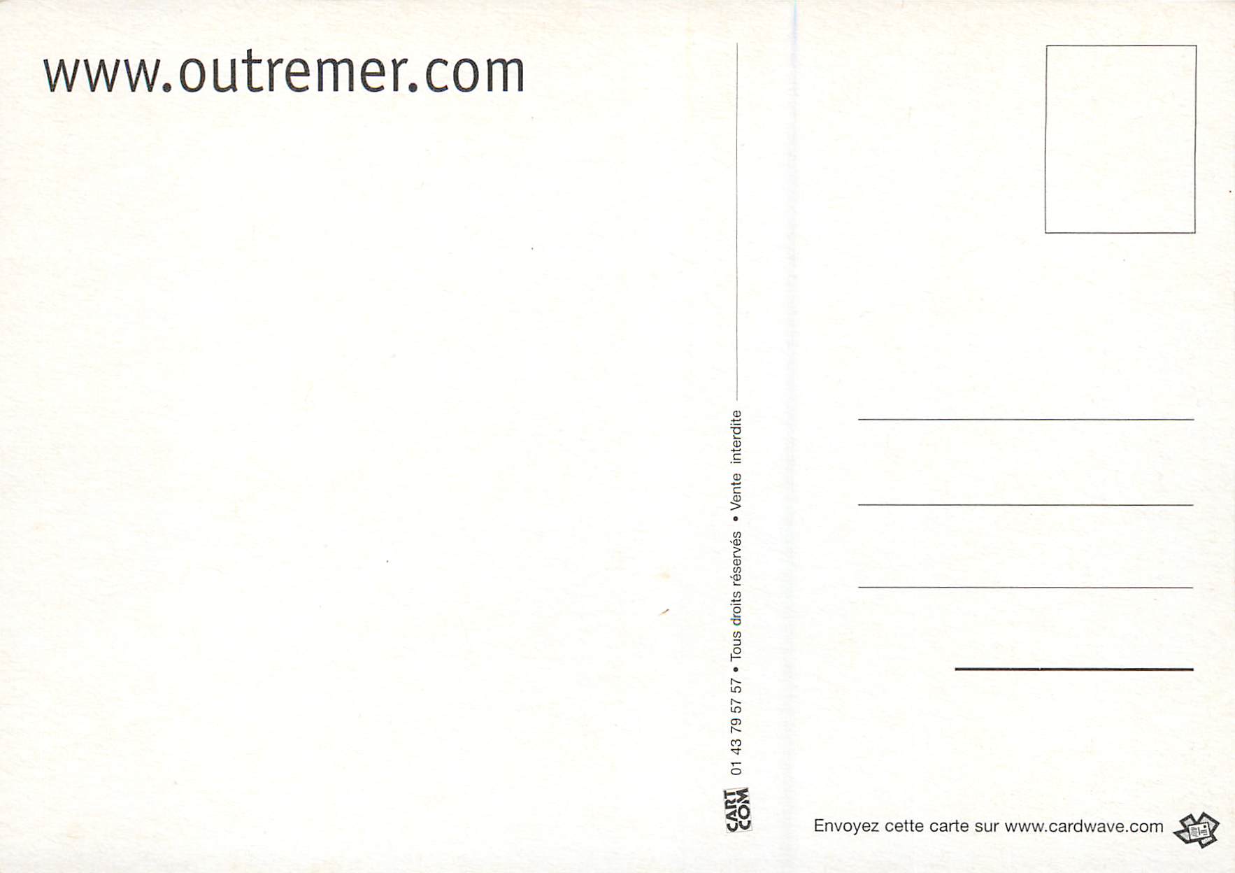 CPM Outremer.com — Rückseite