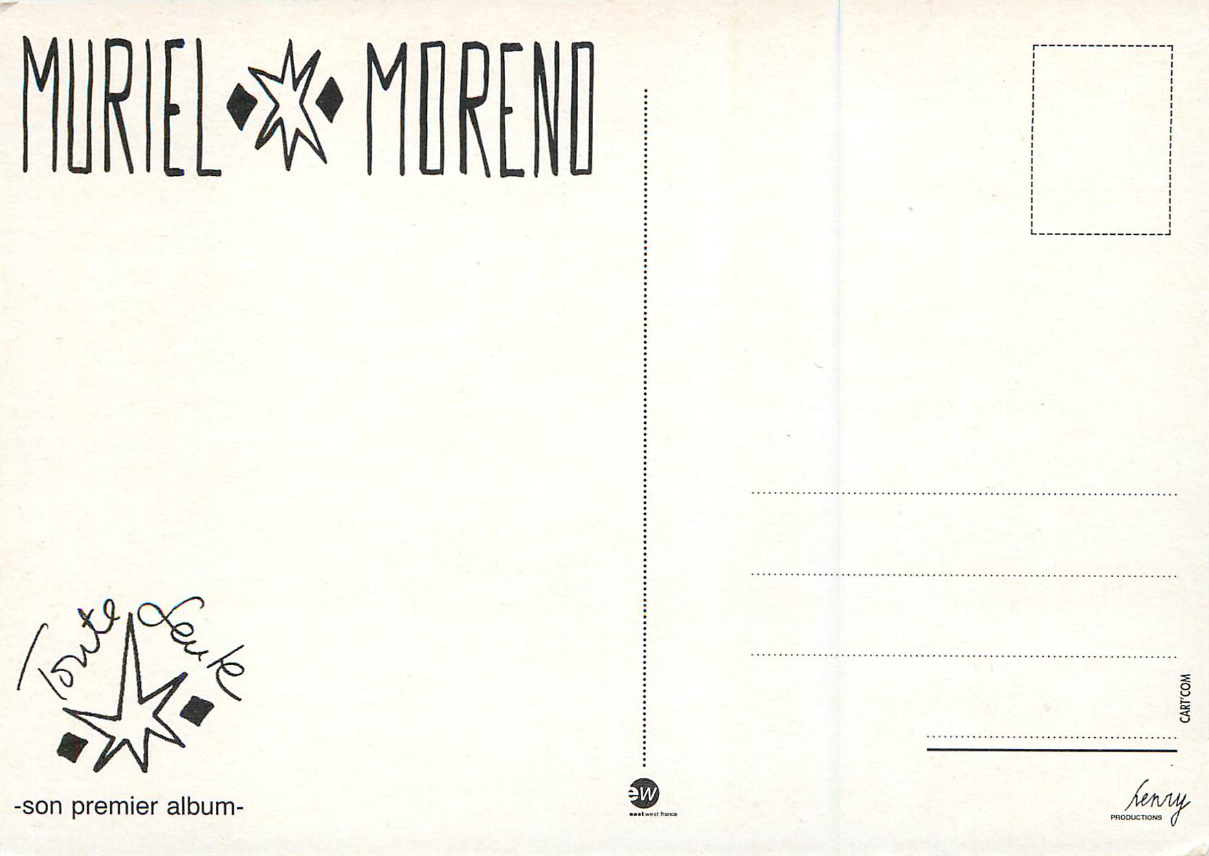 CPM Muriel Moreno — Rückseite
