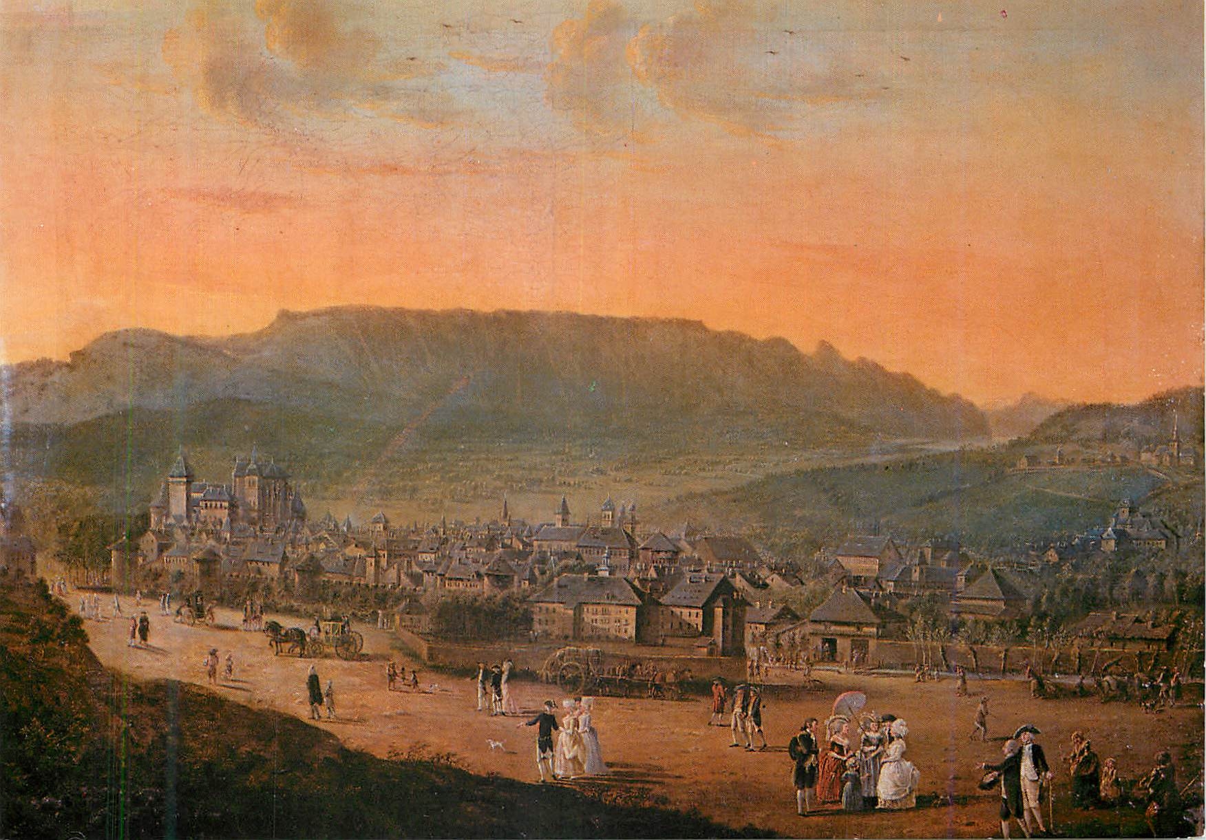 CPM Peintre anonyme Chambery a la fin du XVIIIe Siecle Musee Savoisien