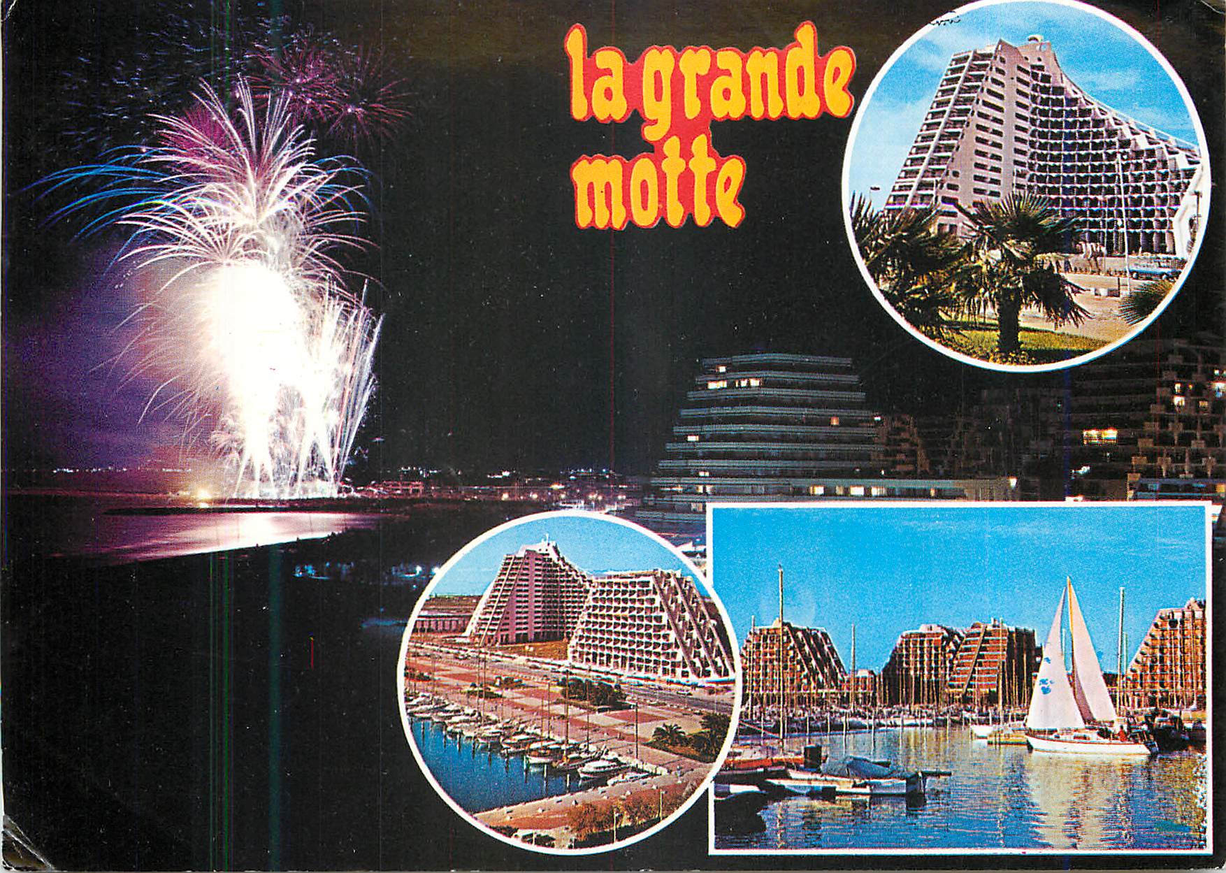 CPM La Grande Motte (Herault)La Grande Pyramide Le port La Grande Pyramide