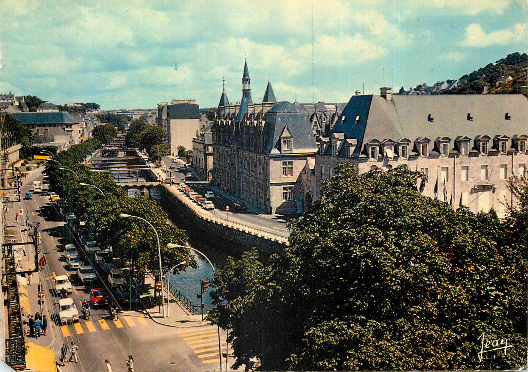 CPM La Bretagne Quimper La Prefecture et les Ponts sur l'Odet