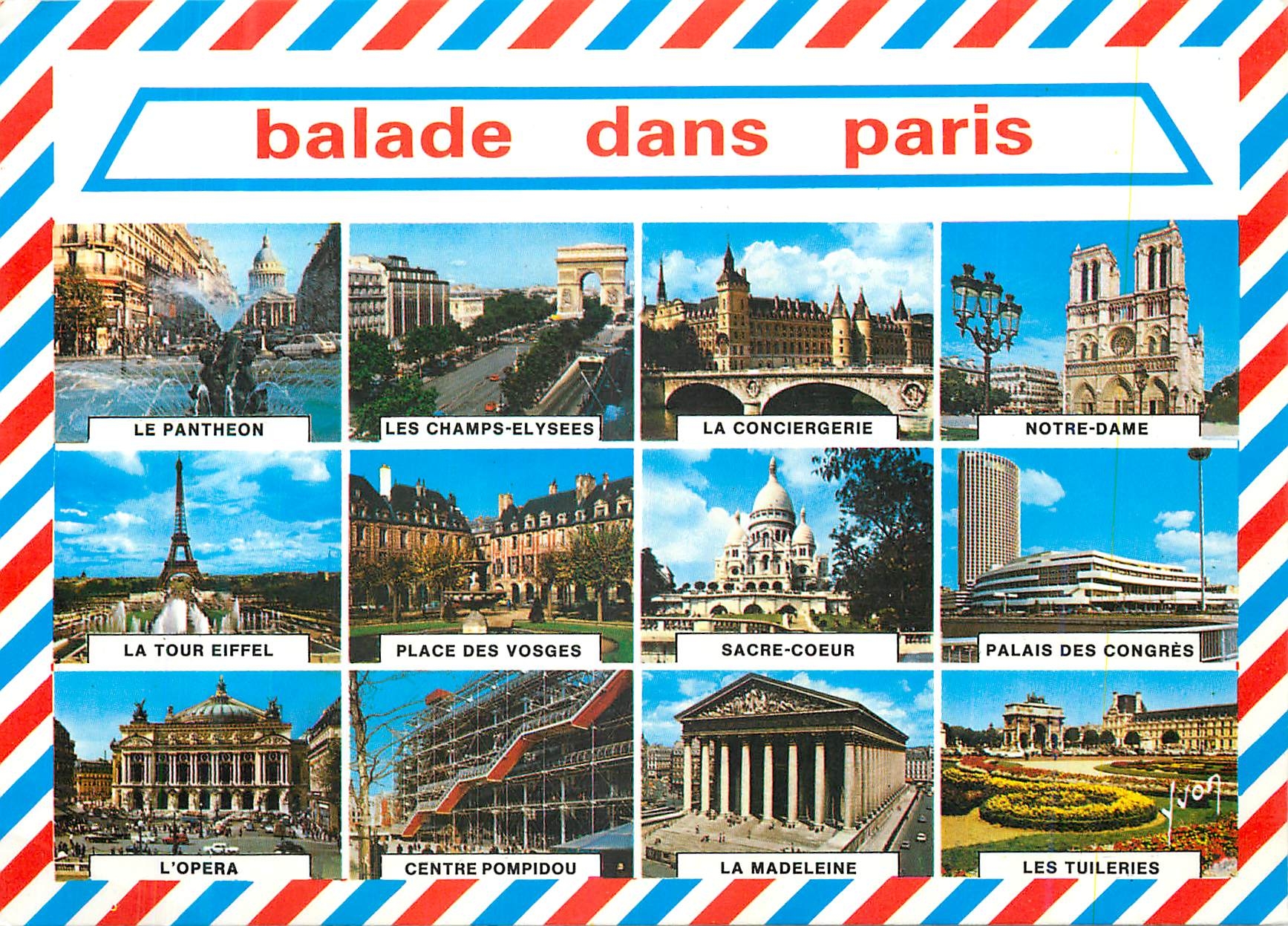 Balade dans Paris — Éditions d'art S.P.A.D.E.M. n° 36 75 0519