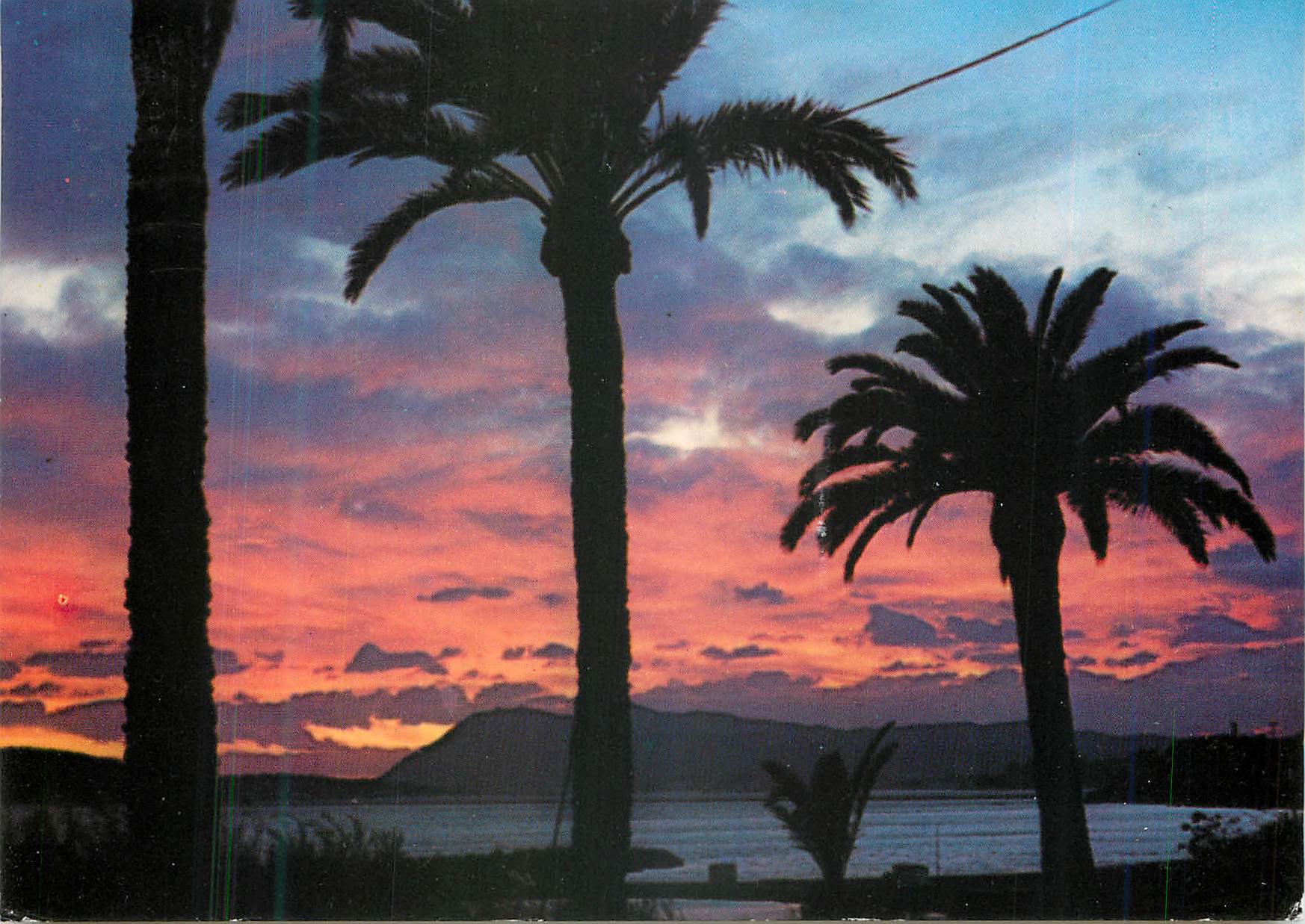 CPM La Cote d'Azur et ses beaux coucher du soleil