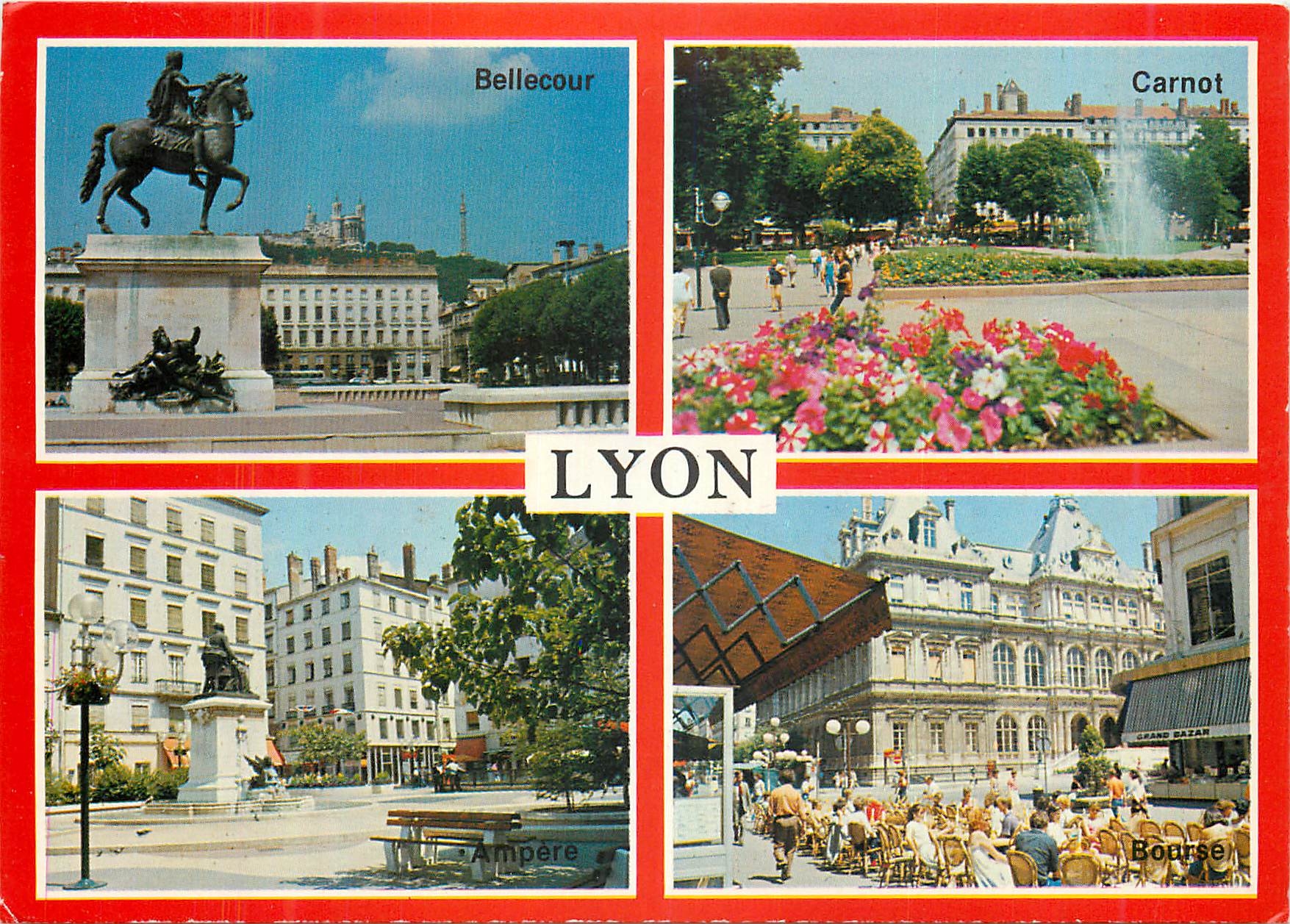 Lyon — Quatre lieux emblématiques — Édition CIGOGNE