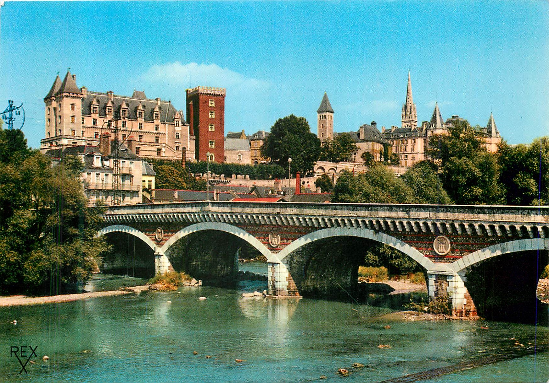Le Gave et le Château — Pau (Pyrénées-Atlantiques) — Éditions REX