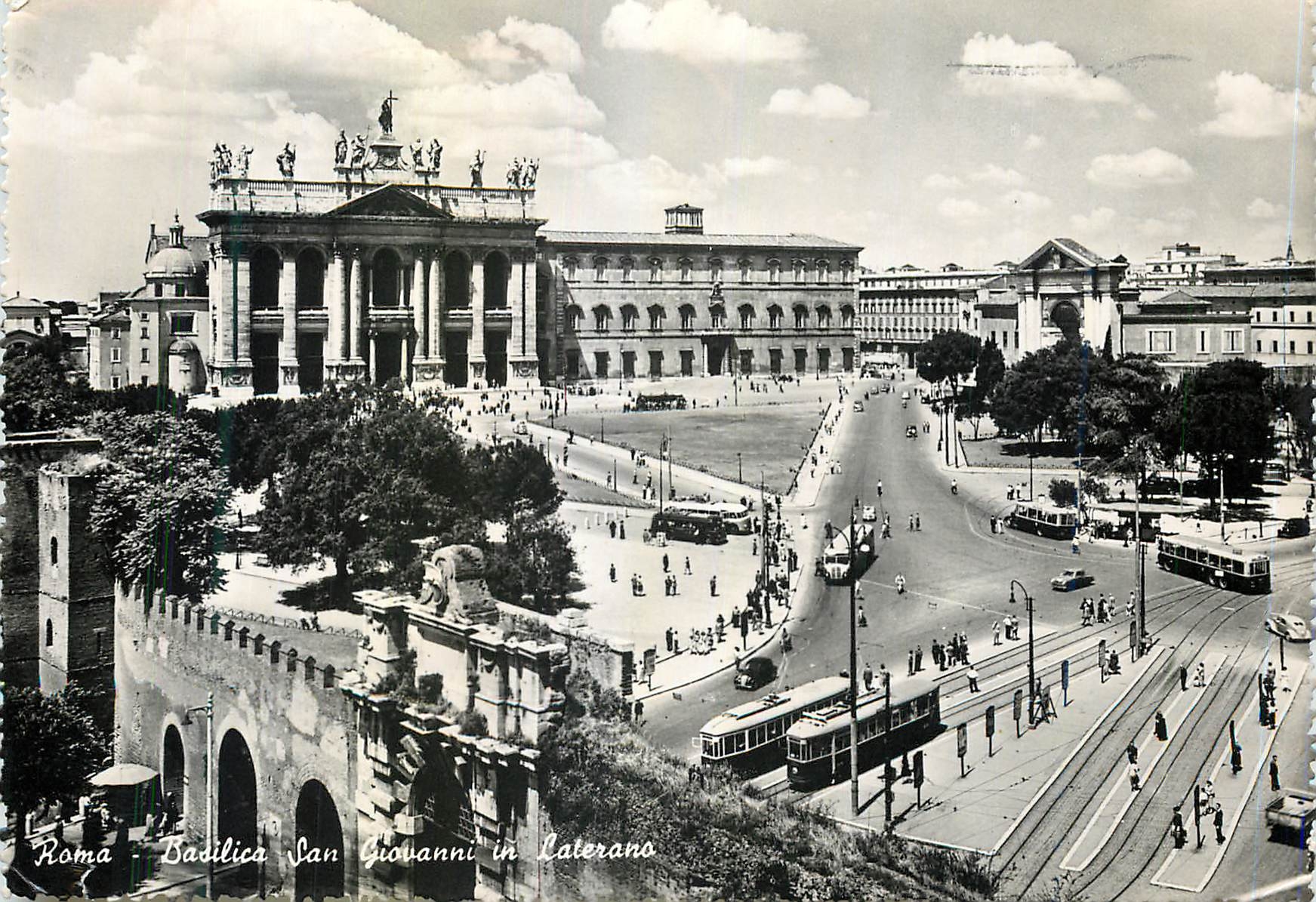 CPM Roma Basilica san giovanni in Caterano Tramway