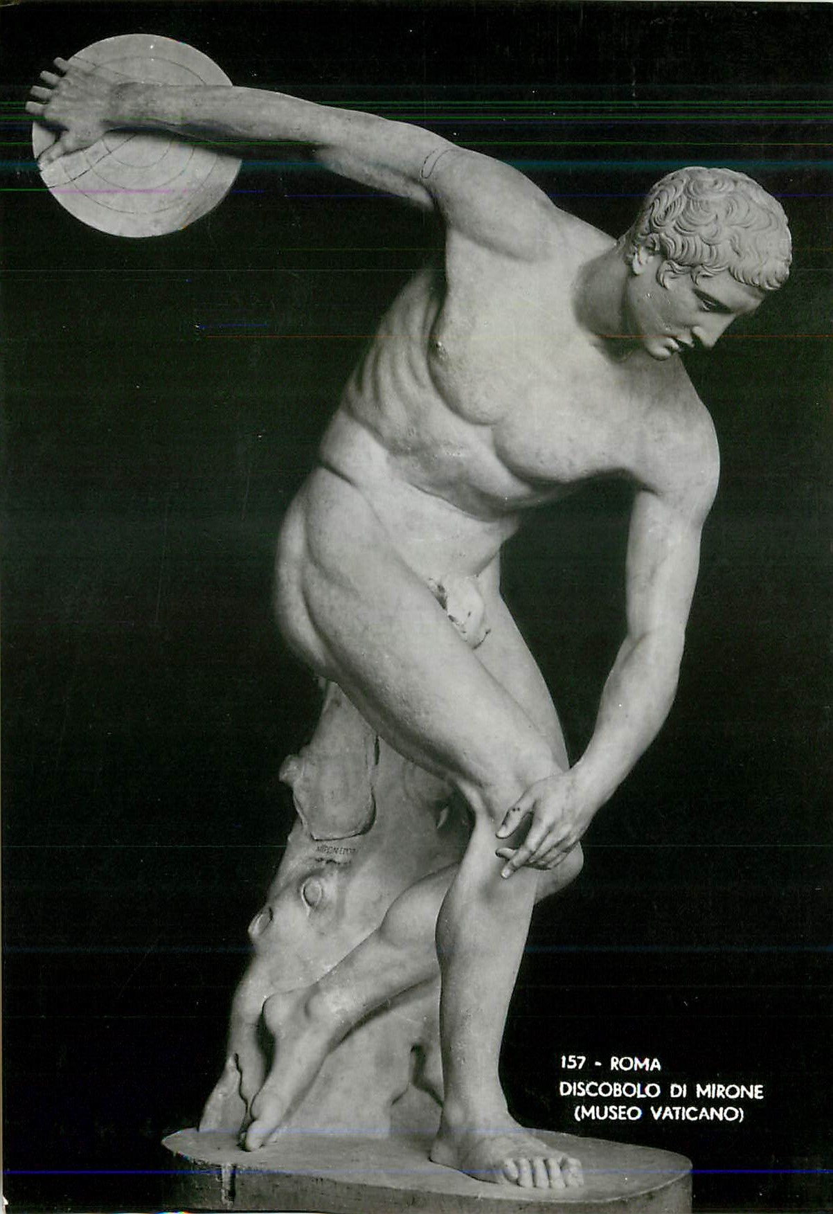CPM Roma Discobolo Di Mirone (Museo Vaticano)