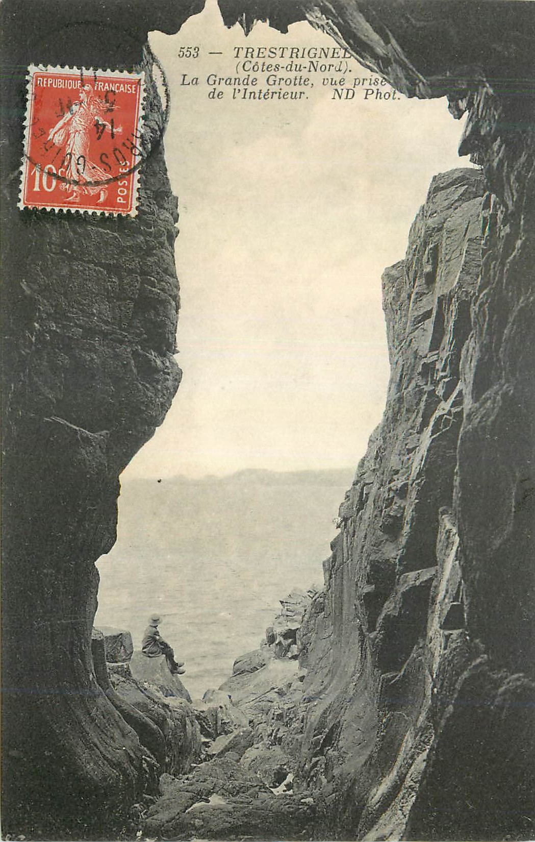 CPA Trestrignel  (Cotes du Nord)La Grande Grotte 