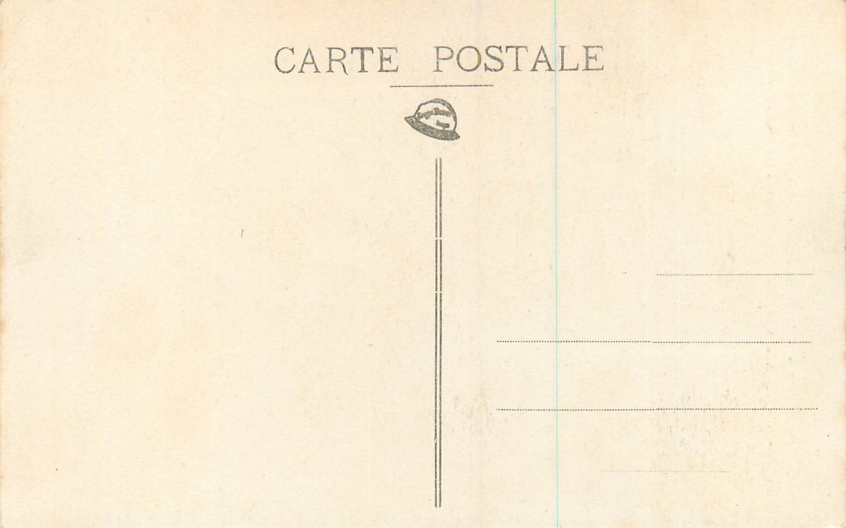 CPA Pro Alesia La Trinde capitaine Bas relief en Pierre du pays  (Fouilles d'Alesia Aout 1906) — Rückseite