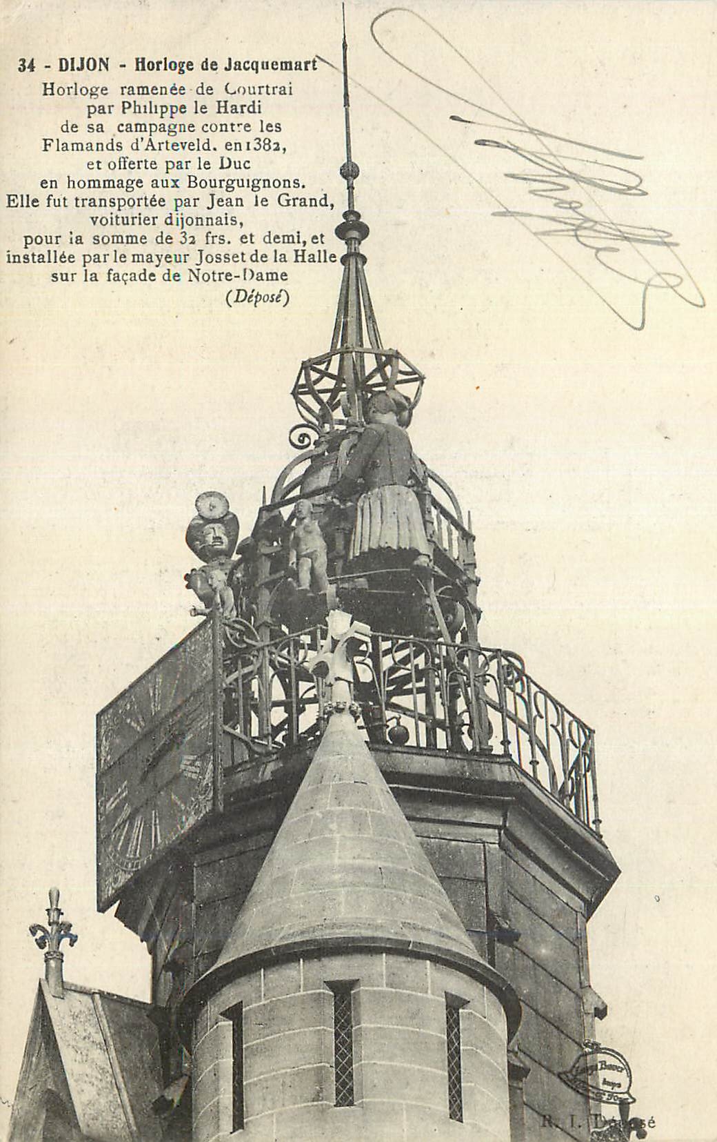 CPA Dijon Horloge de Jacquemart