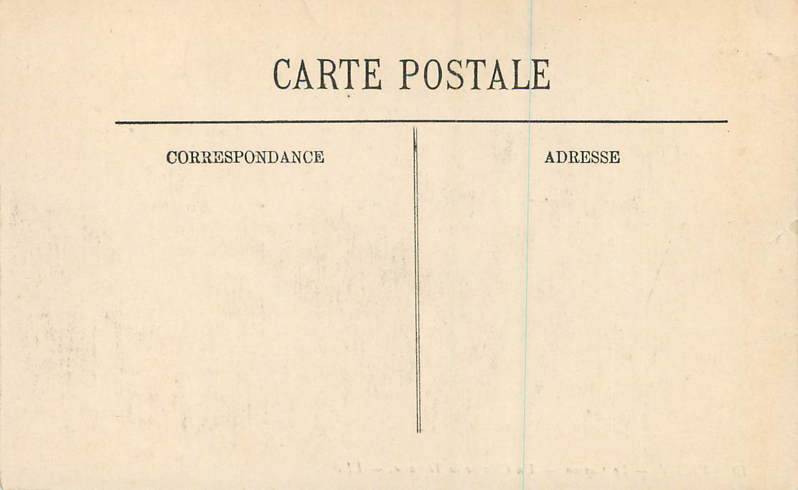 CPA Vichy Le Casino Un Coin de la Terrasse — Verso