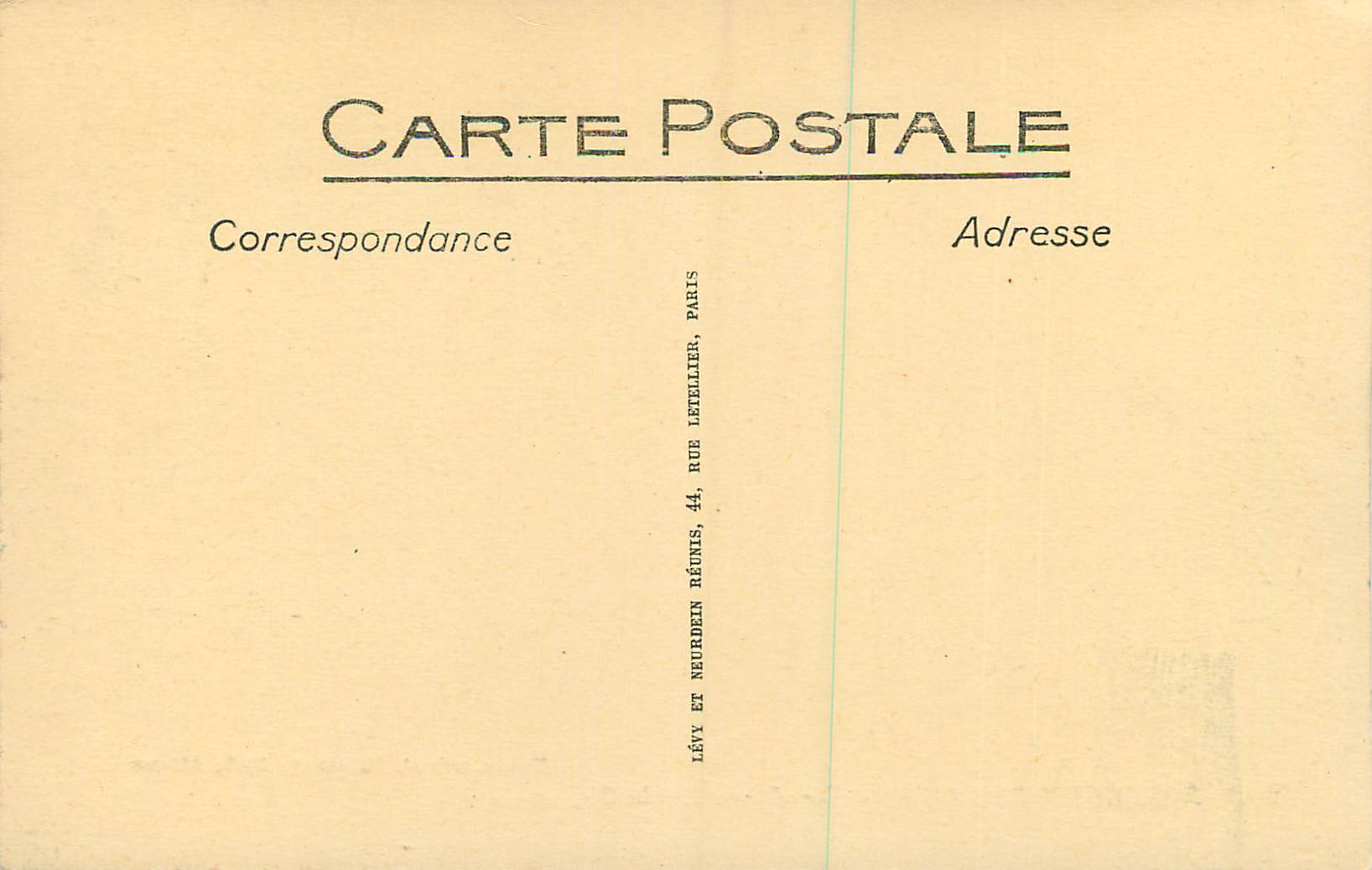 Boulogne-sur-Mer — Vue d'ensemble du Château — Tirage spécial, Maison A. Hoël, éditeur — Rückseite