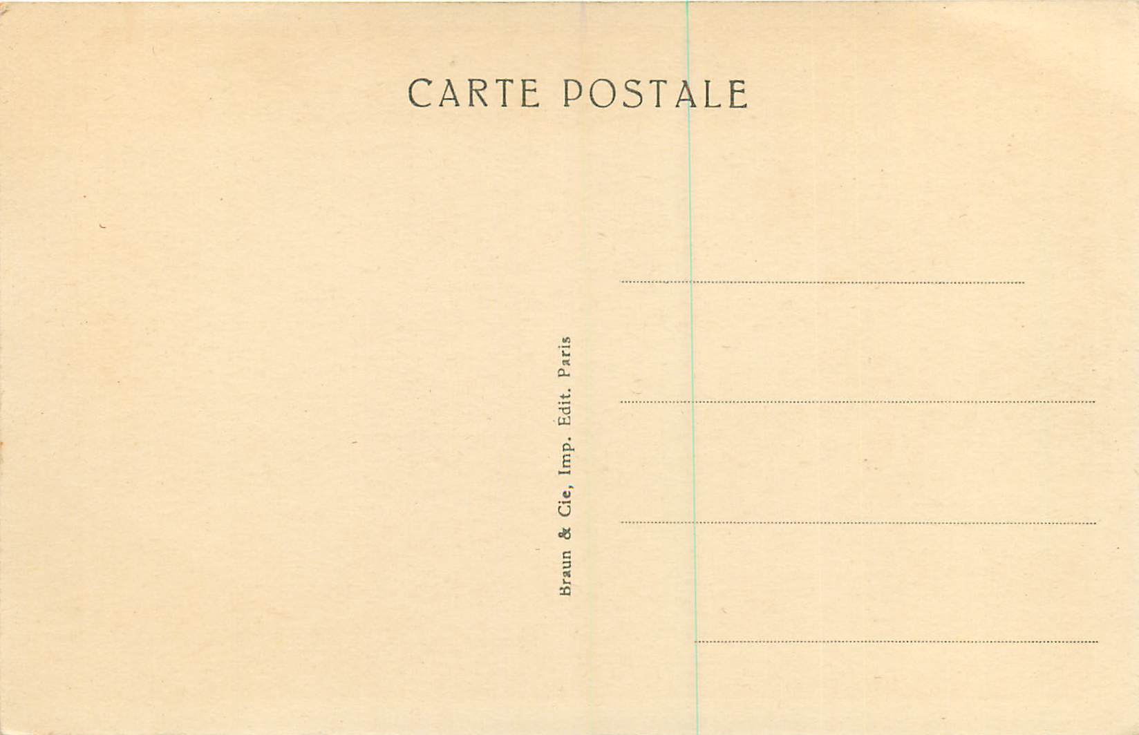 CPA Epee Dite de Charlemagne Epoque roman (Ancien tresor de Saint Denis) — Rückseite