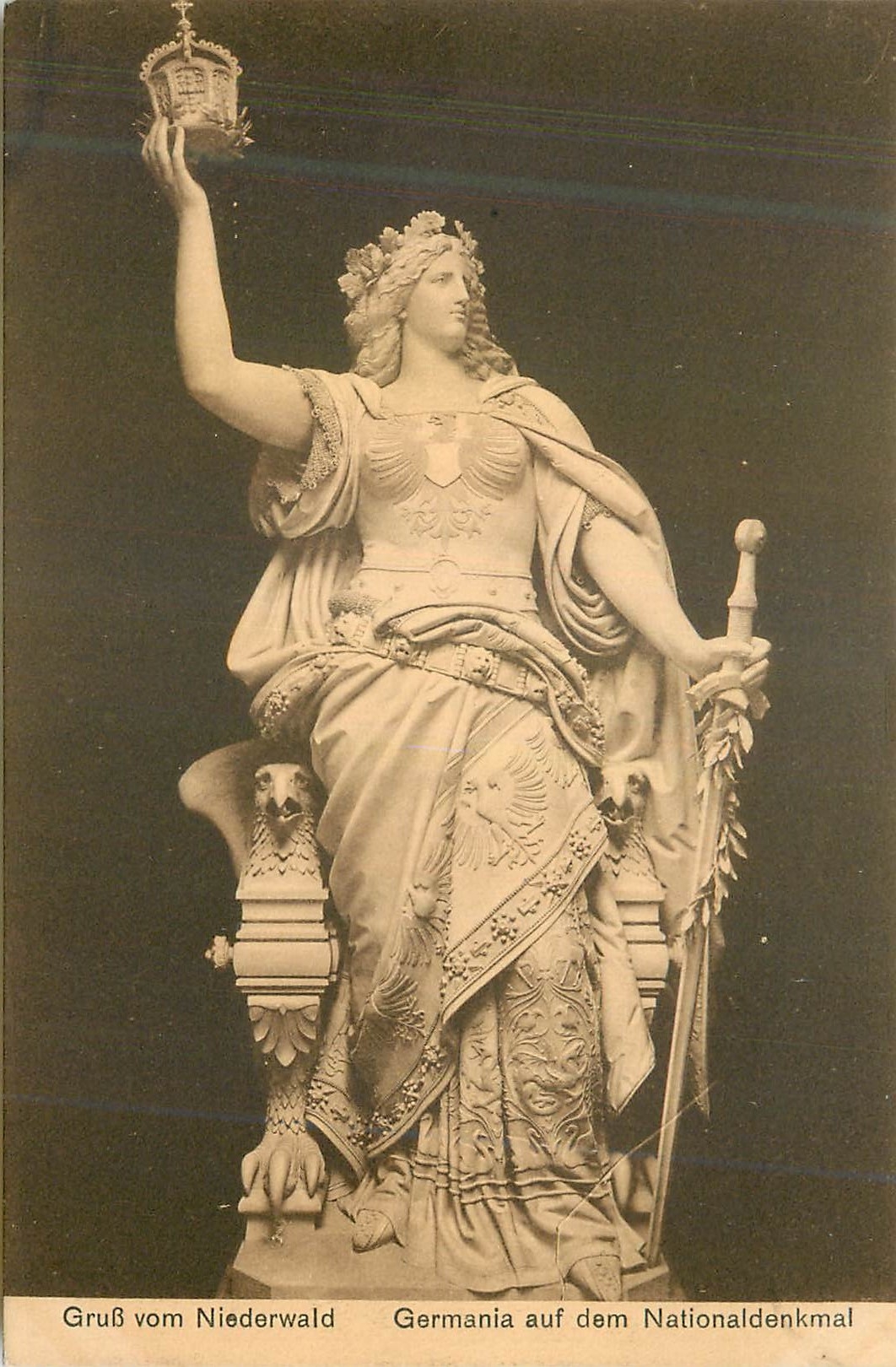 CPA Germania auf dem Nationaldenkmal