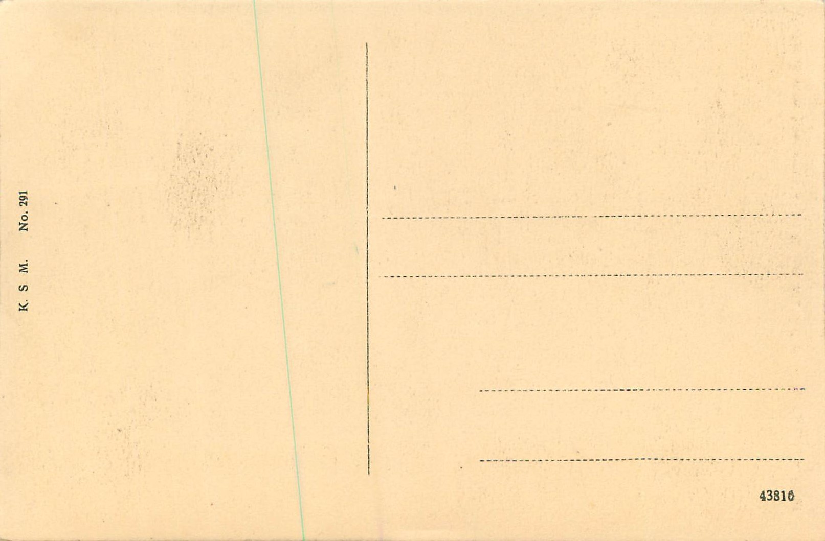 CPA Germania auf dem Nationaldenkmal — Rückseite