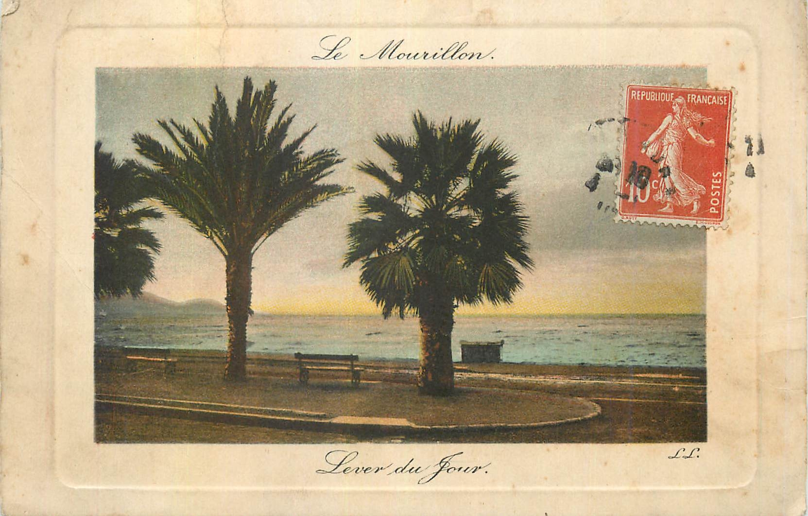 CPA Le Mourillon lever du jour