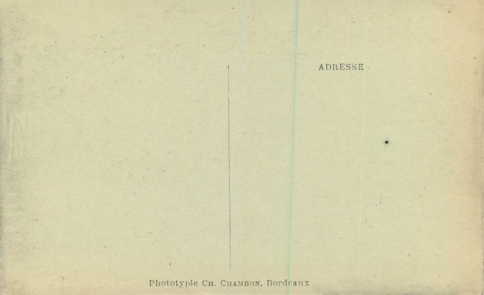 CPA Arcachon Aux Abatilles la Corniche — Rückseite