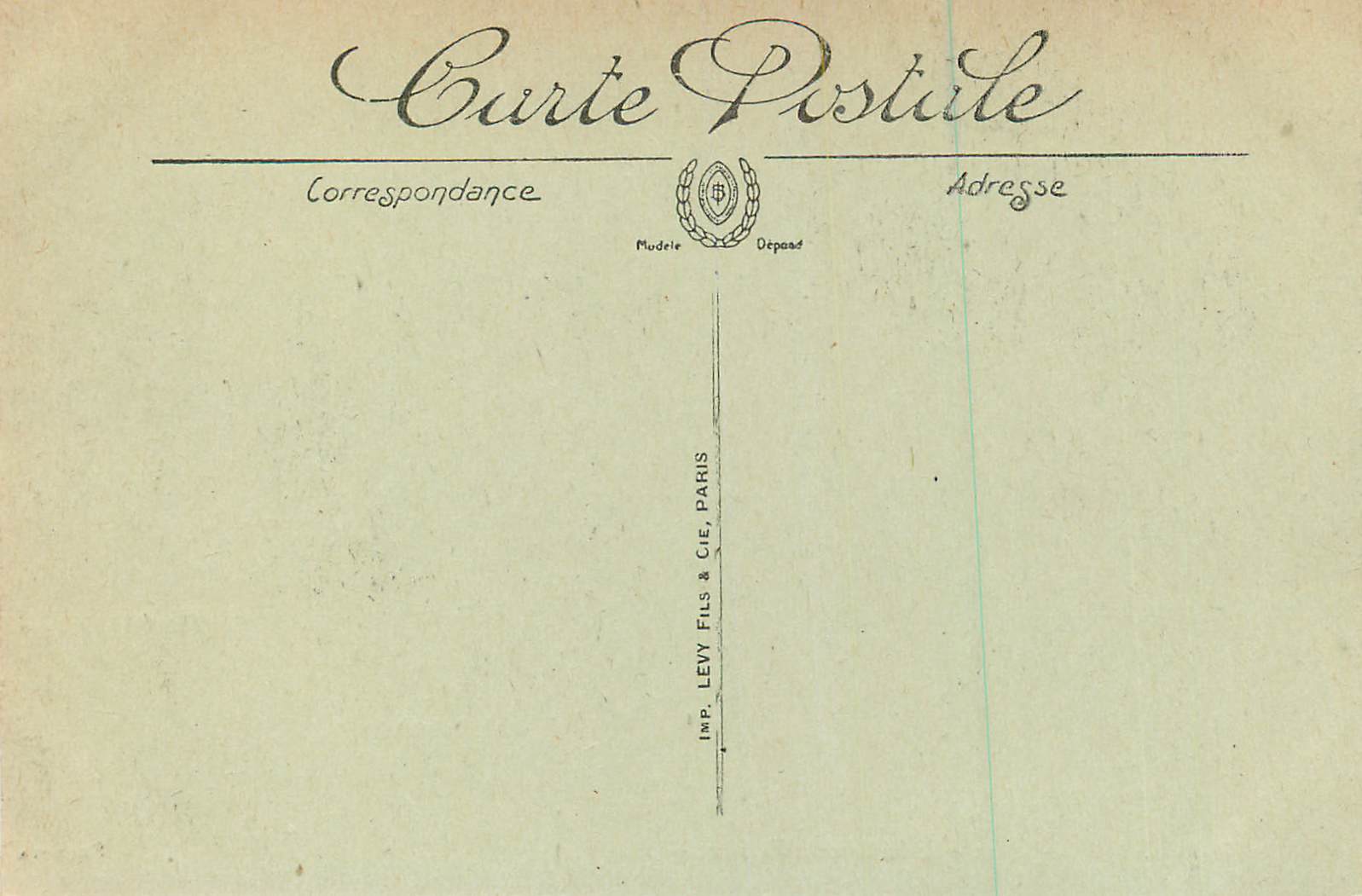 CPA Nice Avenue de la grande victoire Tramway — Rückseite