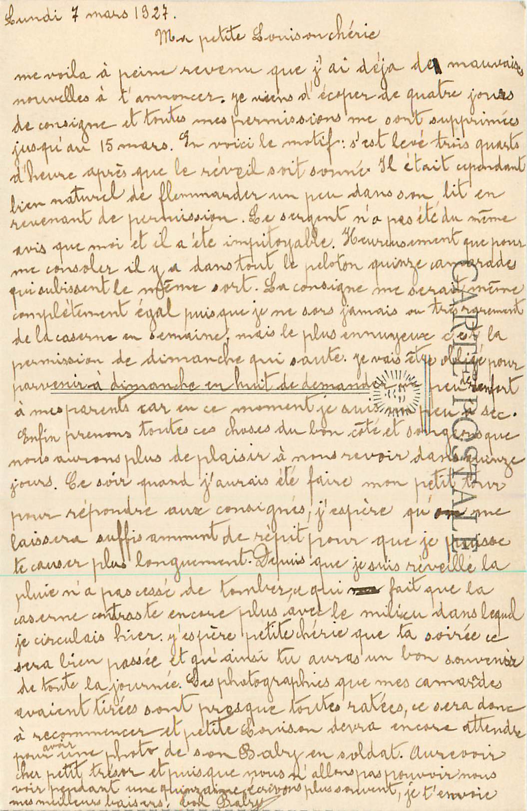CPA Bourges la cathedrale portail du jugement dernier  — Verso
