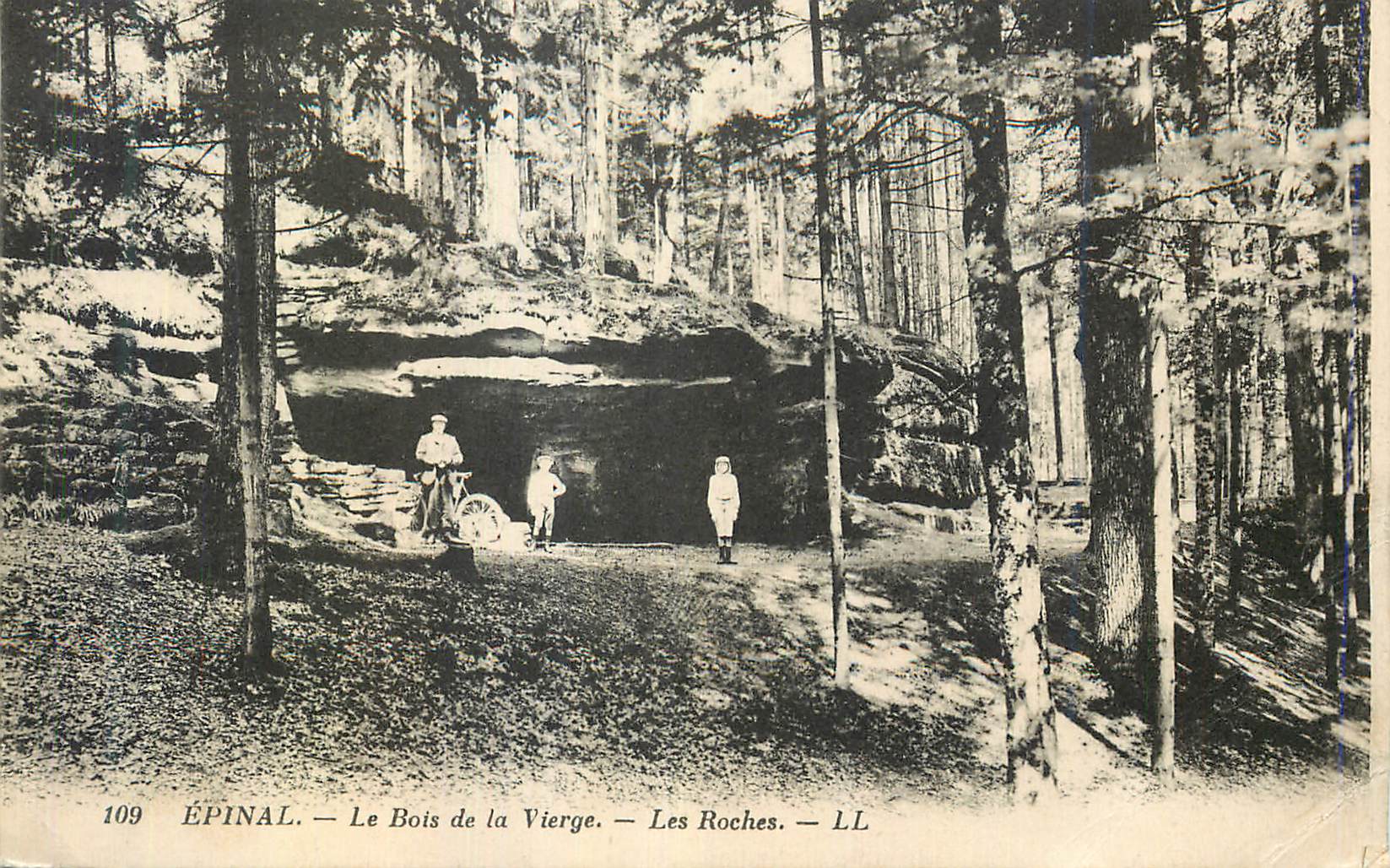CPA Epinal le bois de la vierge le rochet 