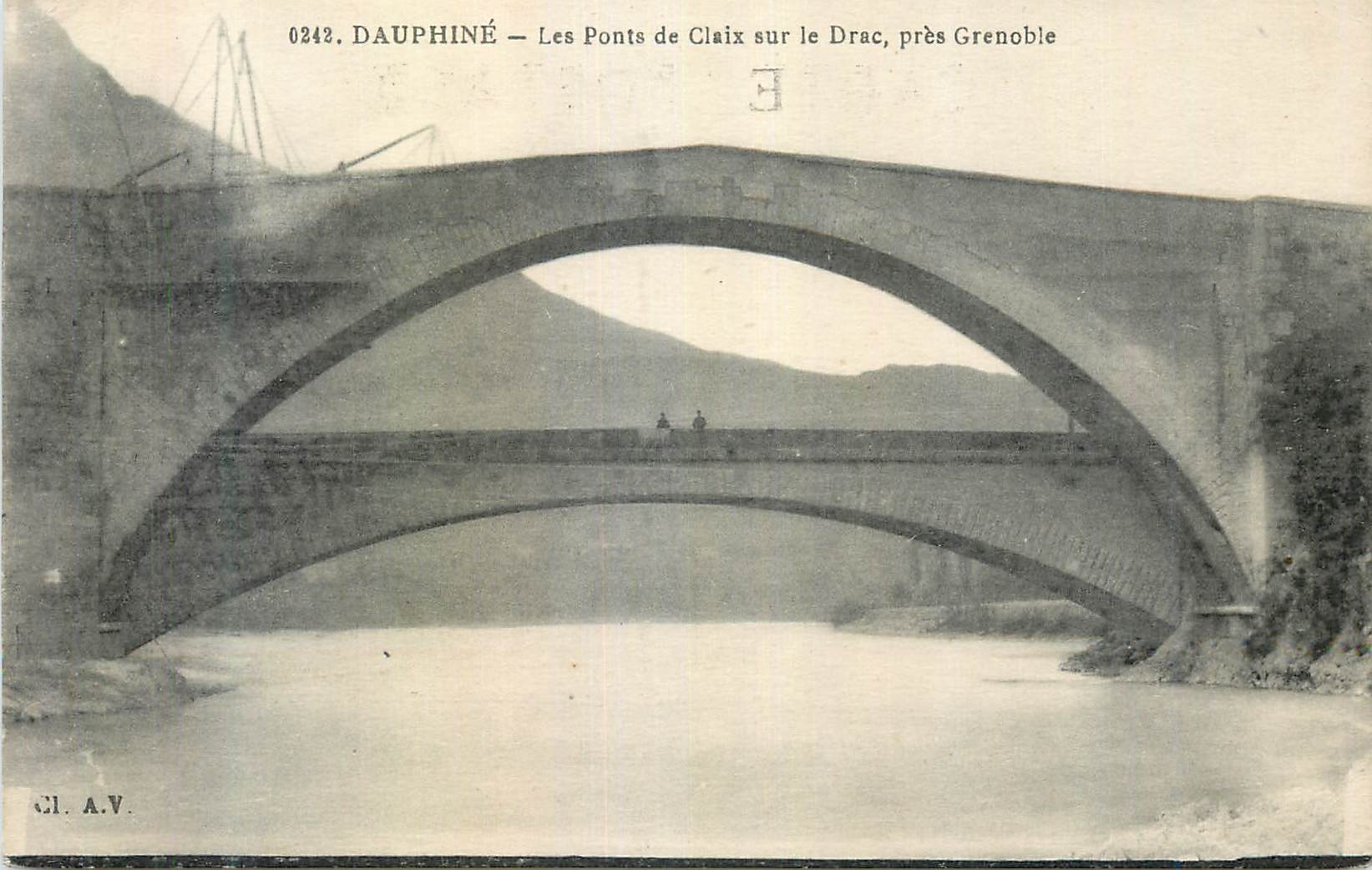 CPA dauphine de grenoble les Ponts de clais sur le drac