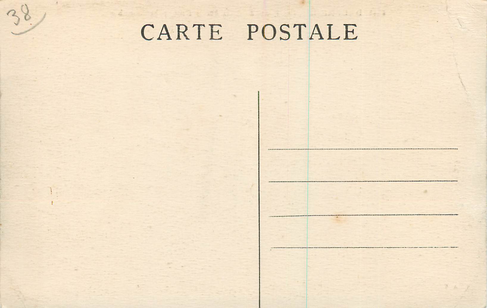 CPA dauphine de grenoble les Ponts de clais sur le drac — Verso
