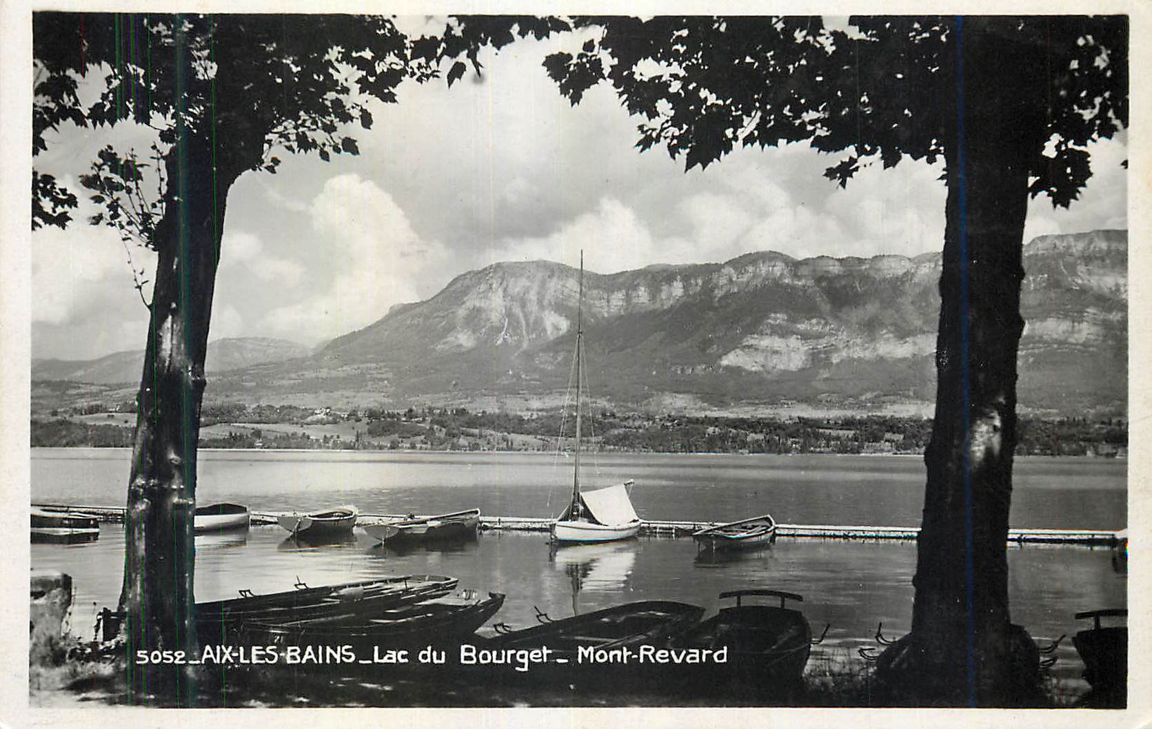 CPM aix les bains lac de Bourget mont revard 