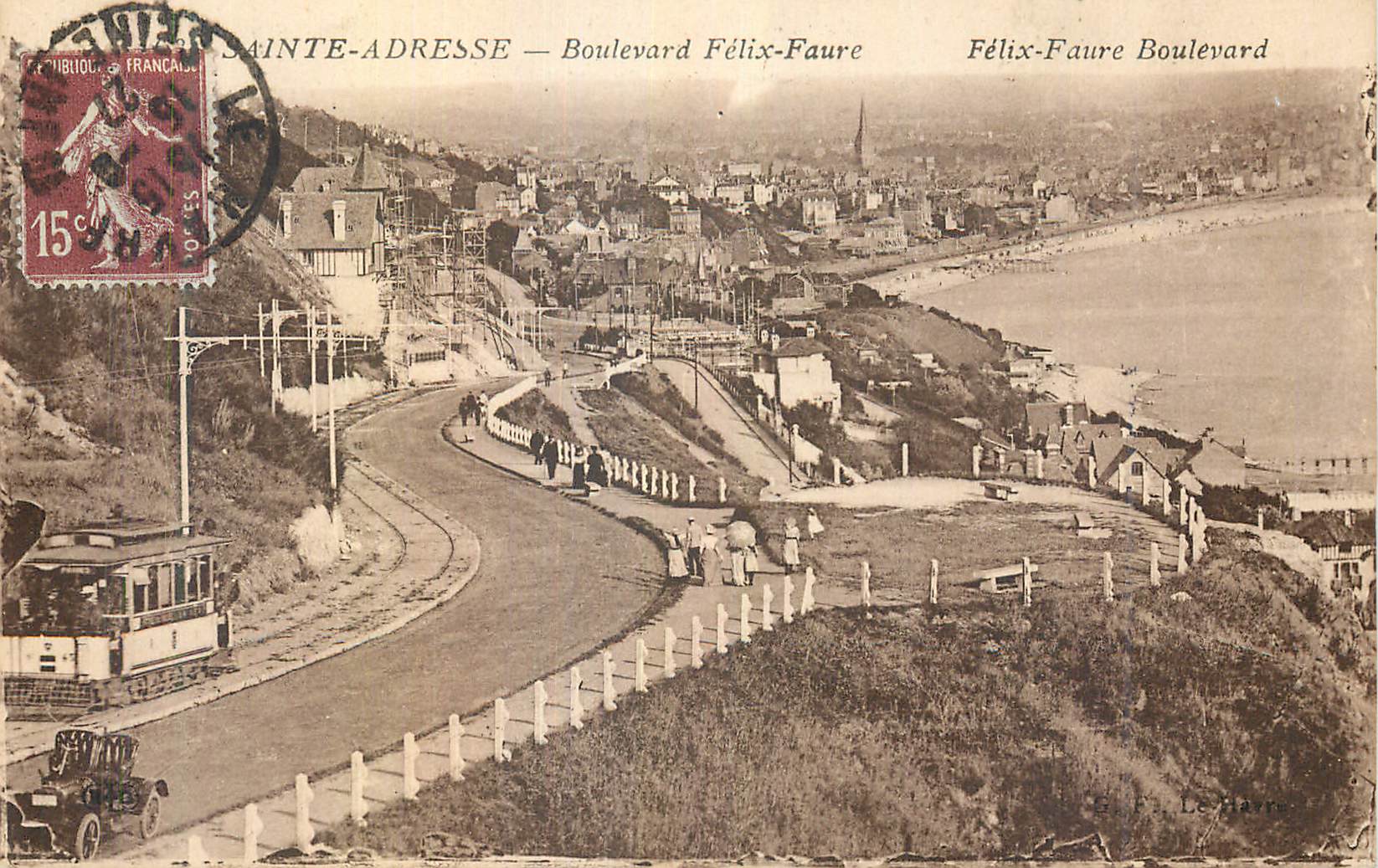 CPA Sainte adresse boulevard felix faure 