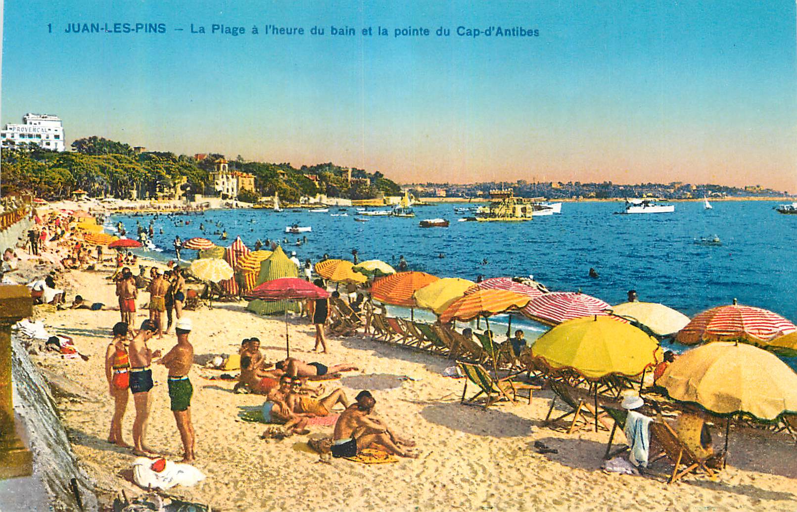 CPA Cap d'Antibes sur la plage juan les pins