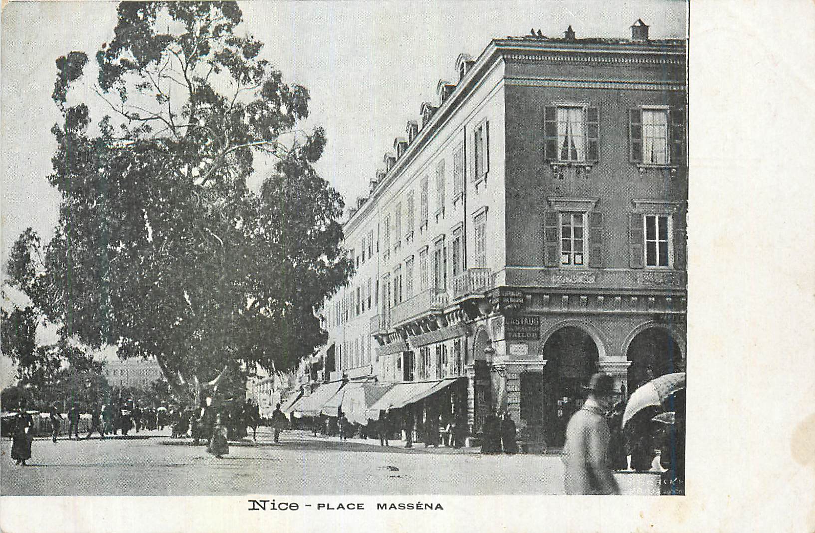 CPA Nice la place Massena