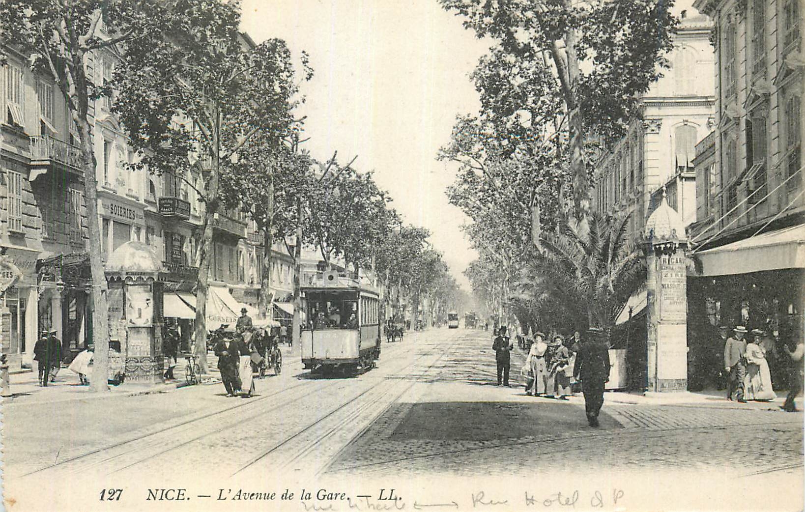 Nice — L'Avenue de la Gare — LL, n° 127