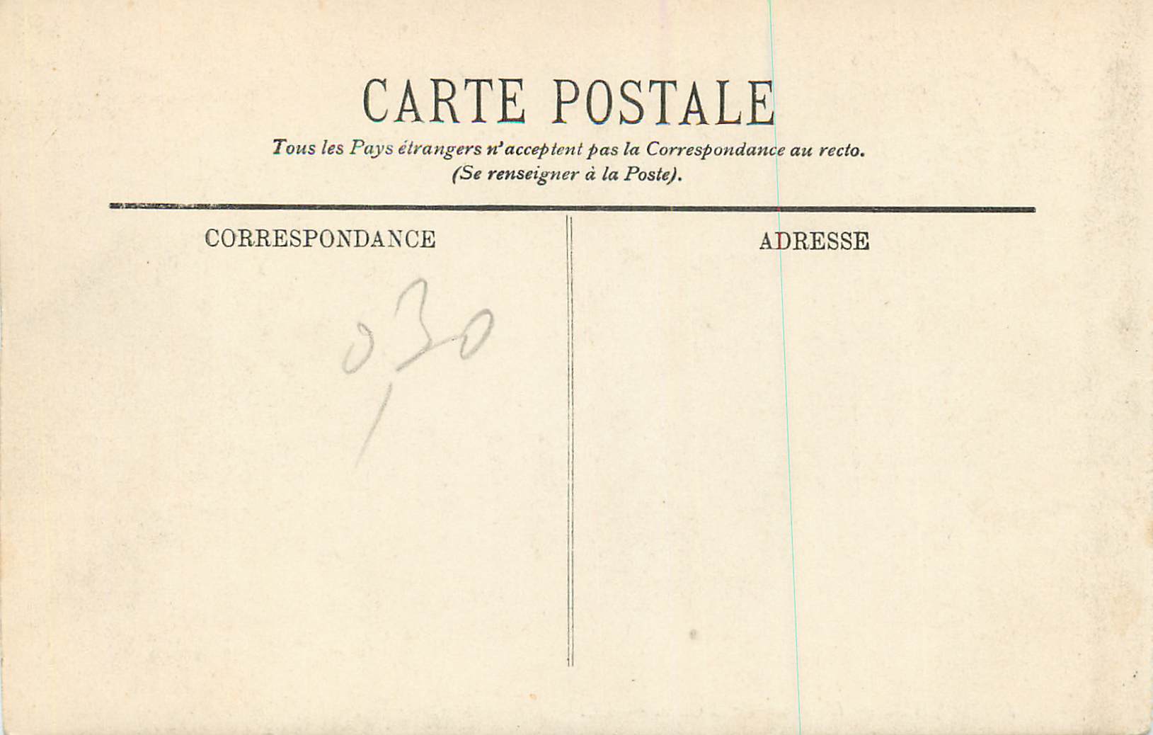 Nice — L'Avenue de la Gare — LL, n° 127 — Rückseite