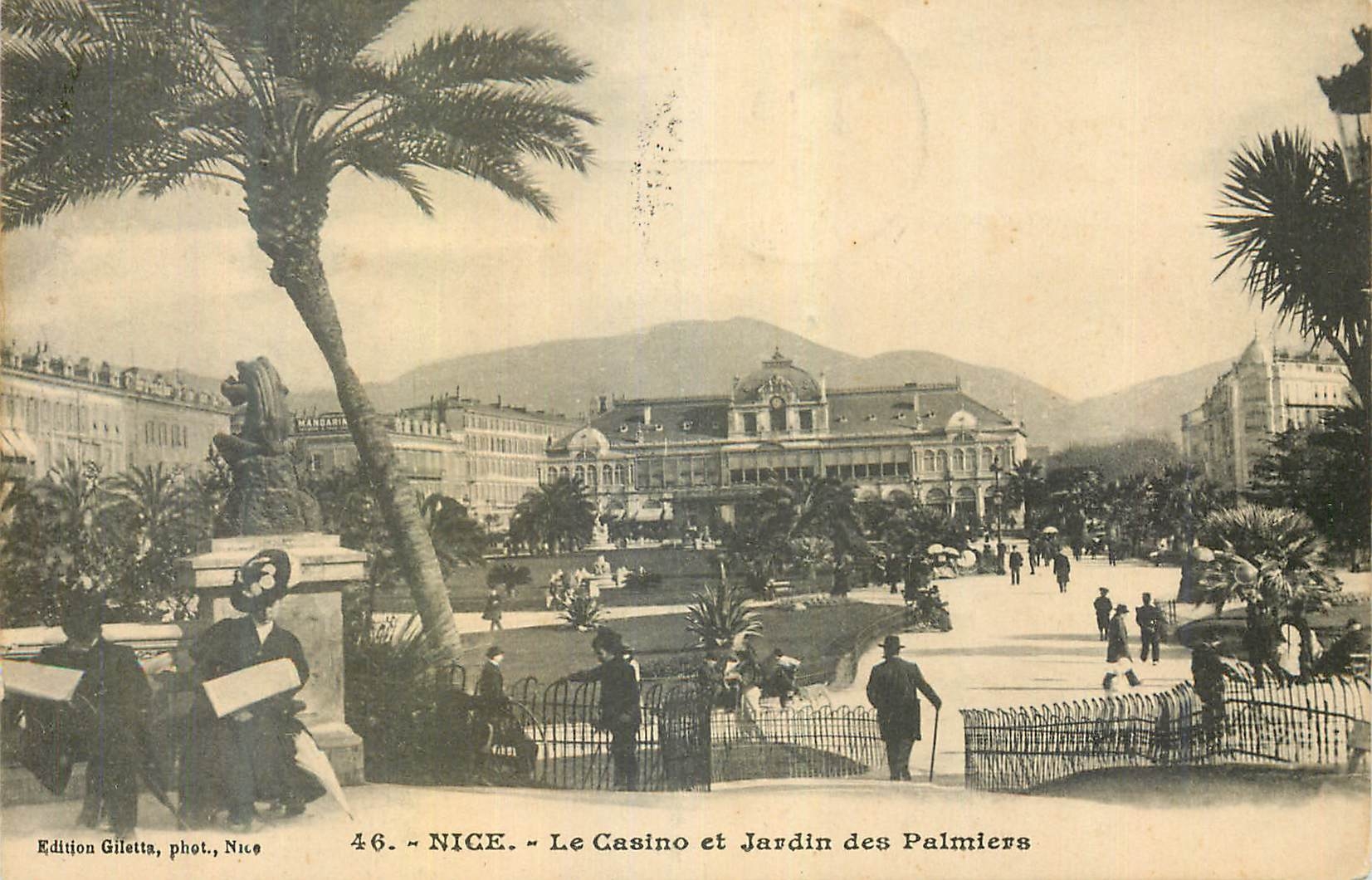 CPA Nice Casino et nouveaux Jardins
