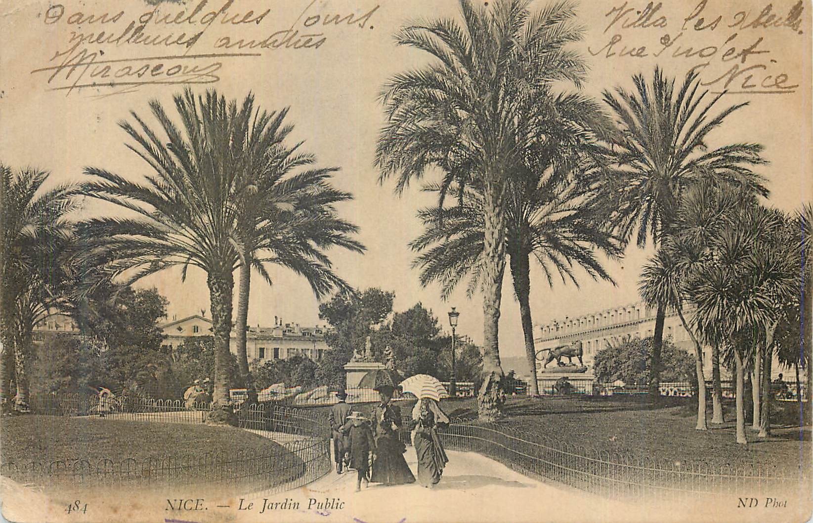 CPA Nice Jardin public 