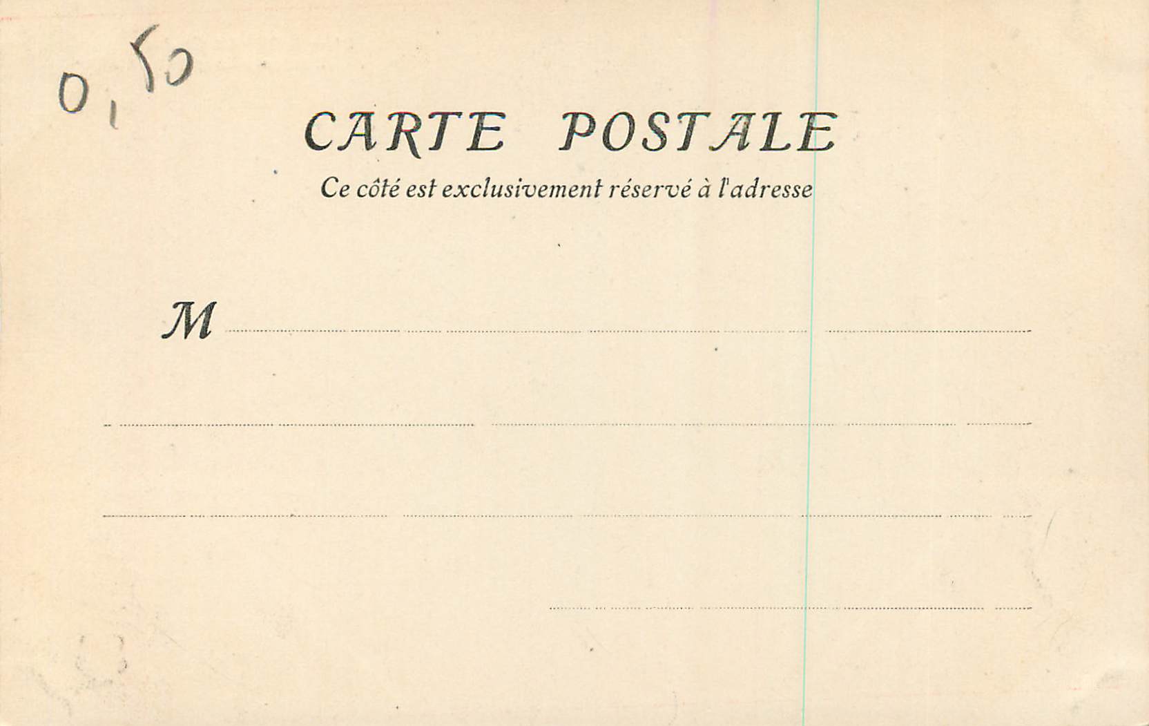 CPA Nice LE Chateau descente du grand Escalier — Rückseite