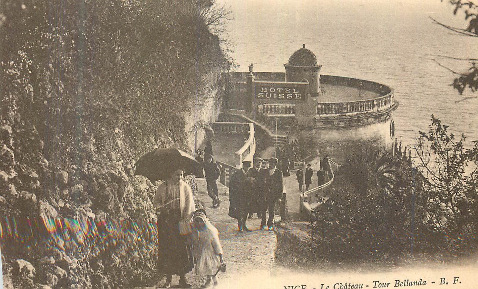 CPA Nice le Chateau Tour bellanda