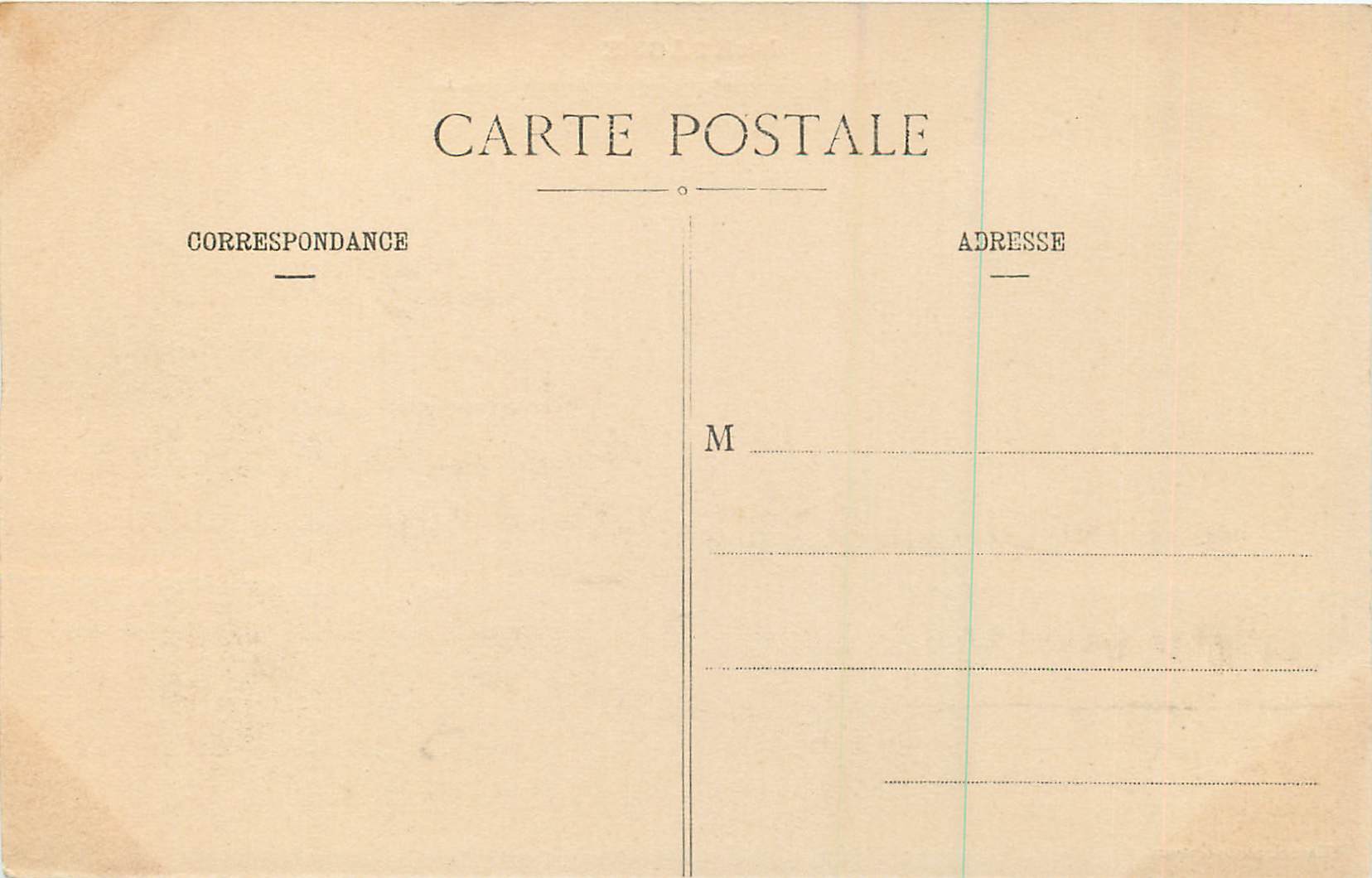 CPA Bretagne effet de mer Greve du moulin — Rückseite