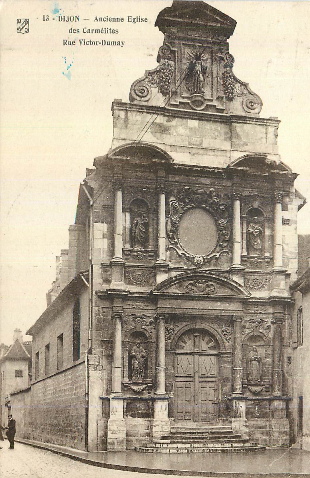 CPA Ancienne Eglise de carmelites Dijon