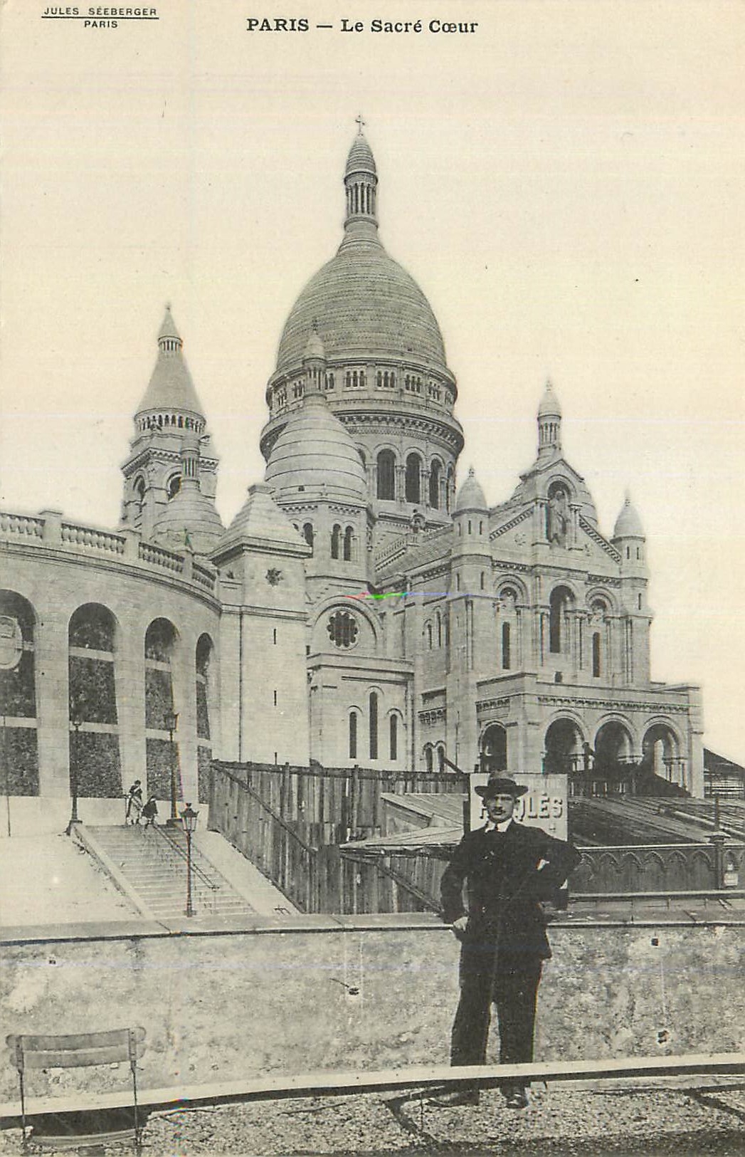 CPA Paris le sacre coeur