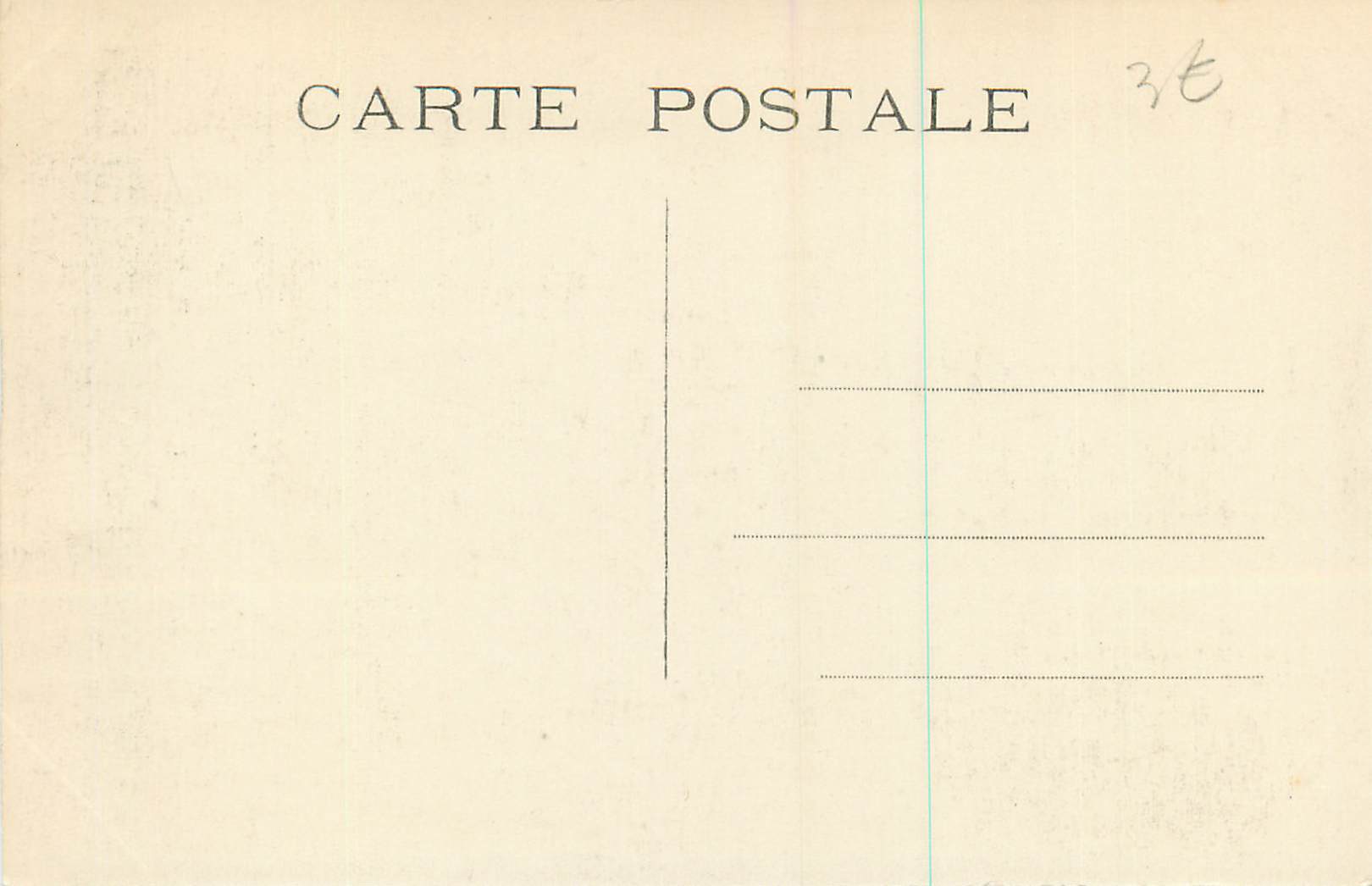 CPA Paris le sacre coeur — Rückseite
