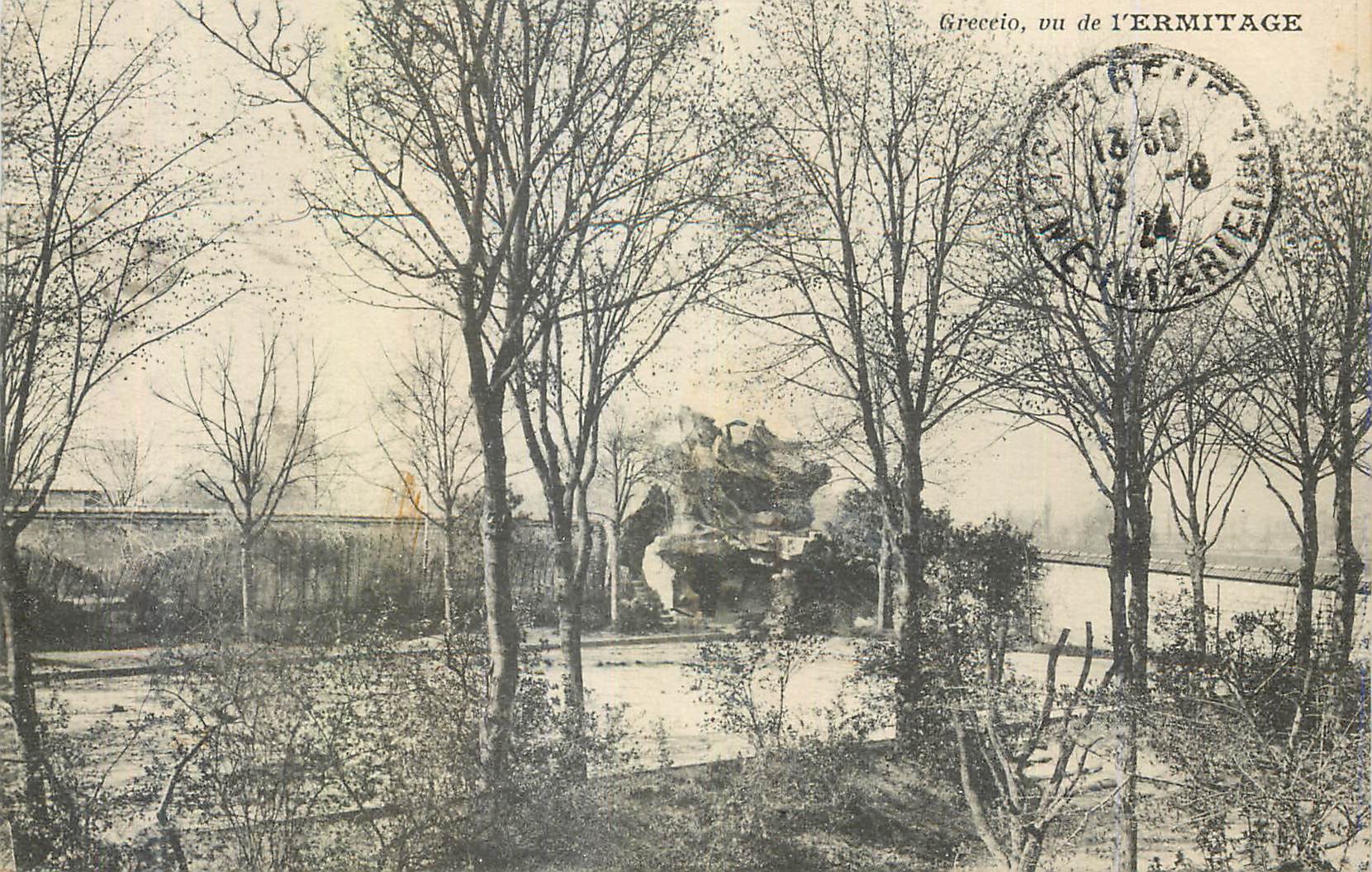 CPA l'Ermitage route de Paris Reims tinqueux