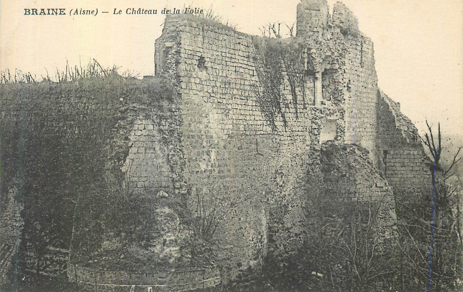 CPA Braine le Chateau  de la folie