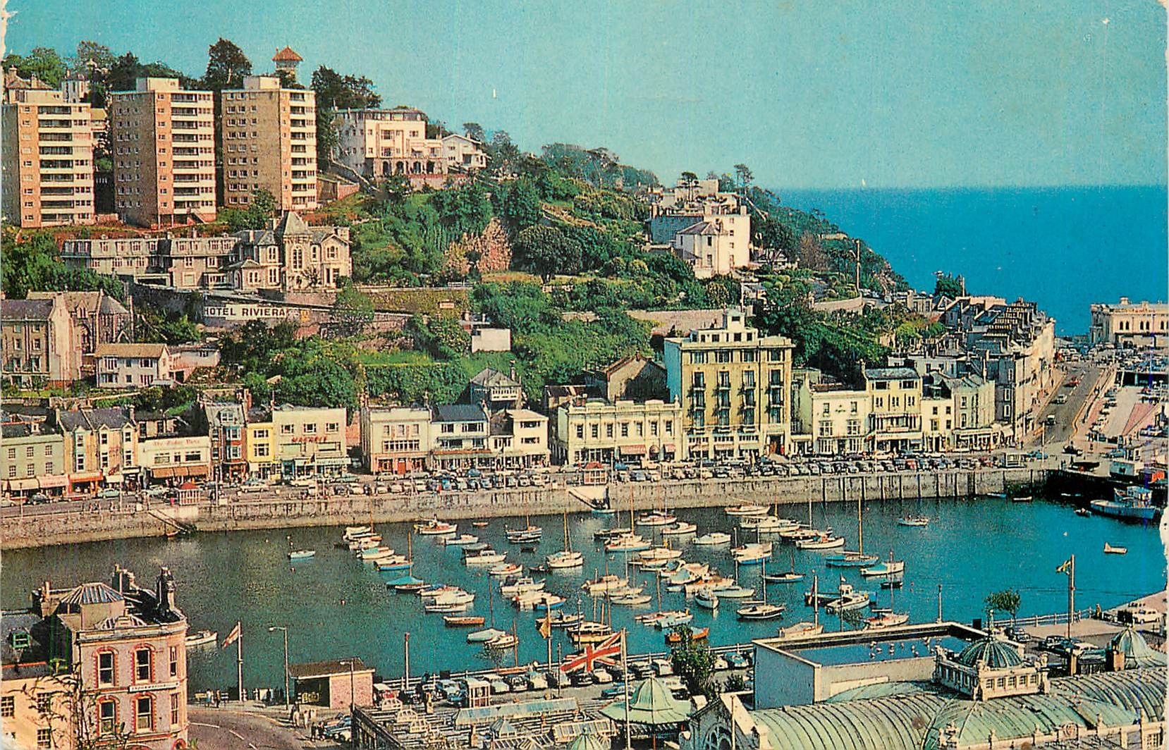 CPM Torquay Harbour Devon Torquay has a wonderful situation overlooking tor Bay It is built to a terraced plans so that 