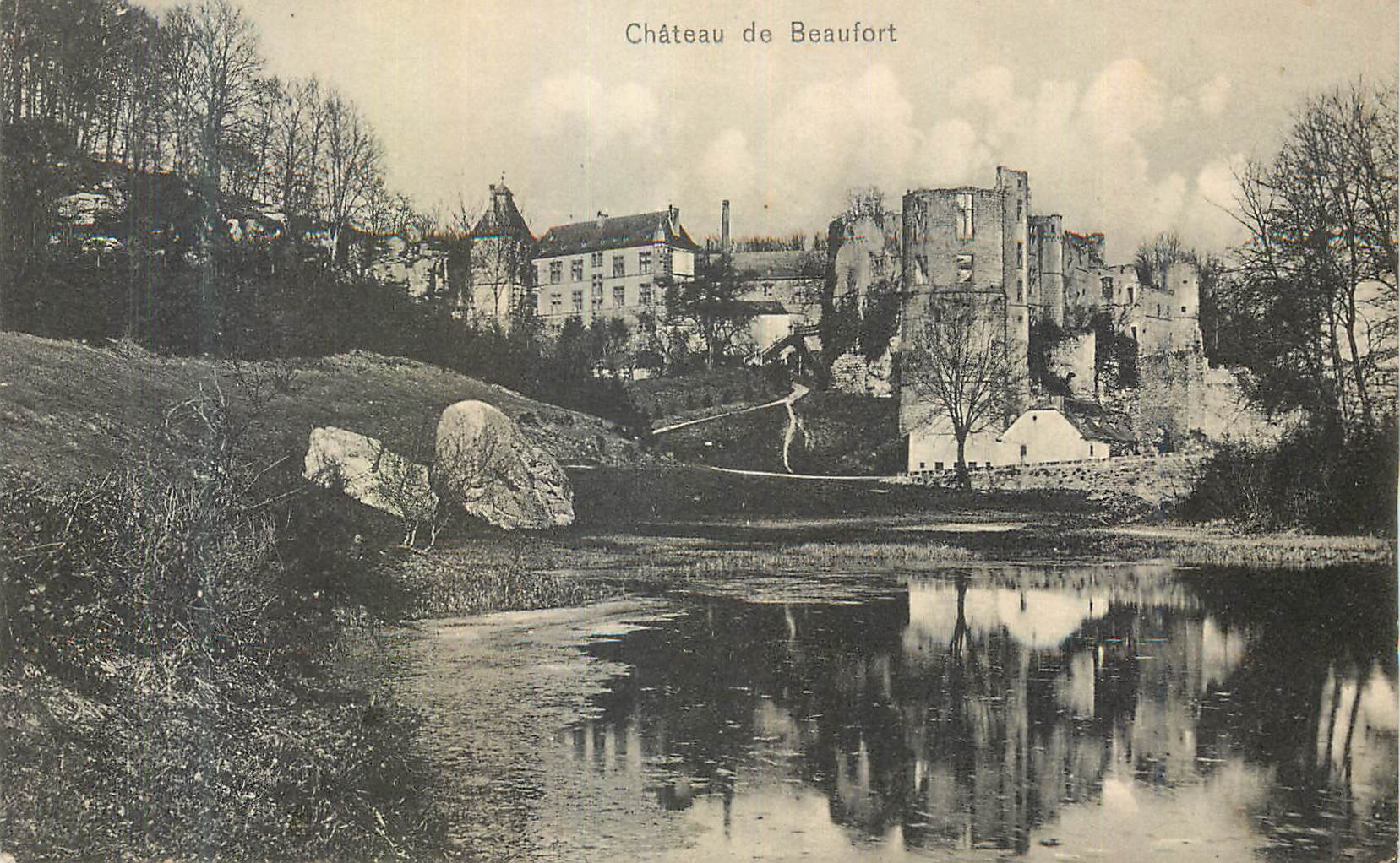 CPA Chateau de Beaufort en LuxemBourg  Grand Duche 