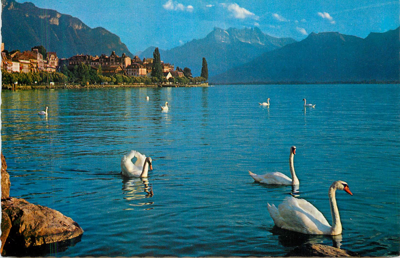 Montreux et les Dents-du-Midi — Photoglob-Wehrli SA, Zurich, n°3898