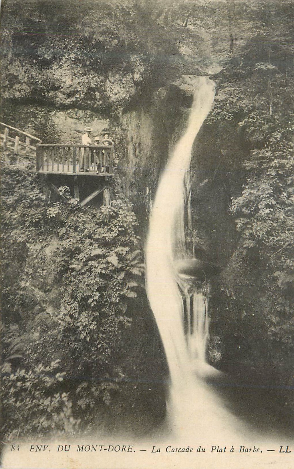 CPA Le Mont Dore La Cascade du Plat a Barbe
